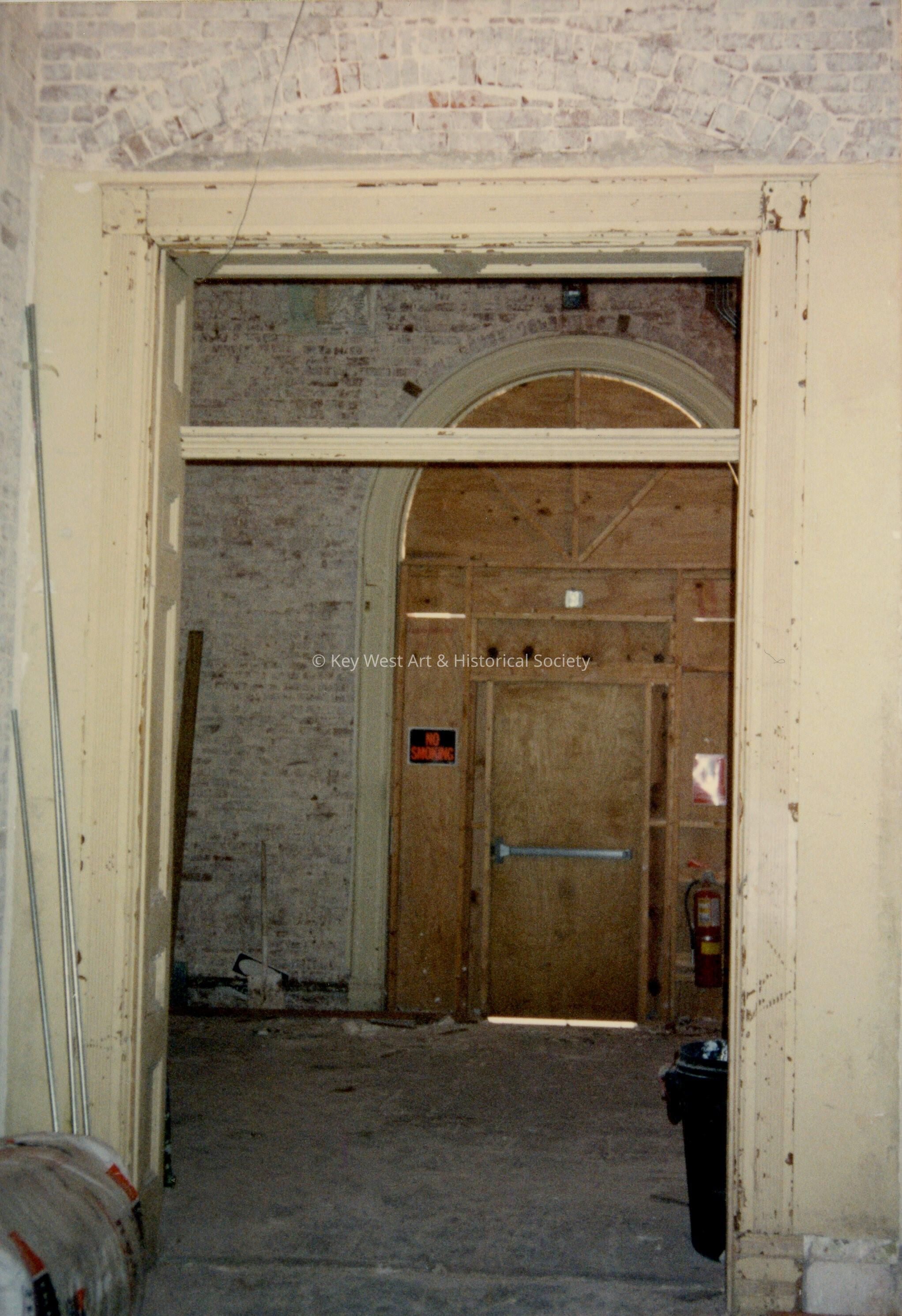 A door way.
