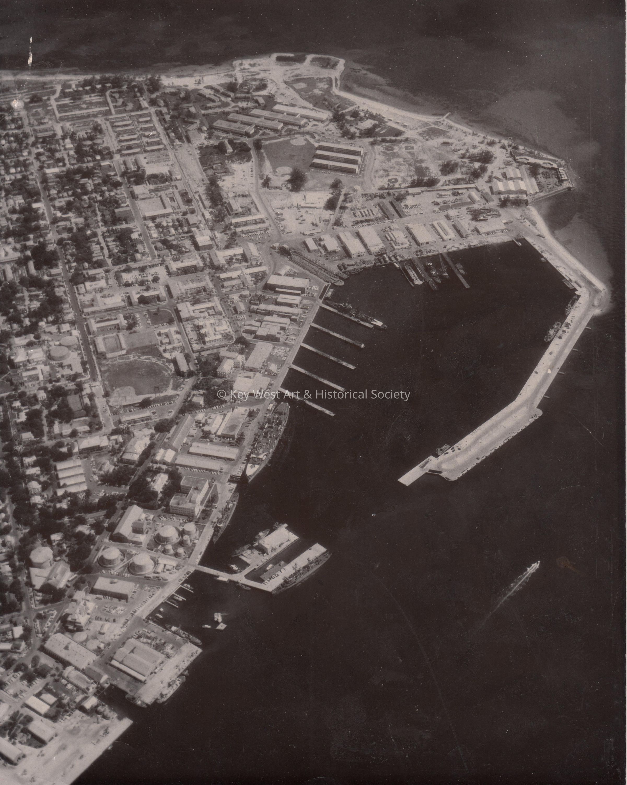 Aerial view (from the north) of western Key West picture number 1