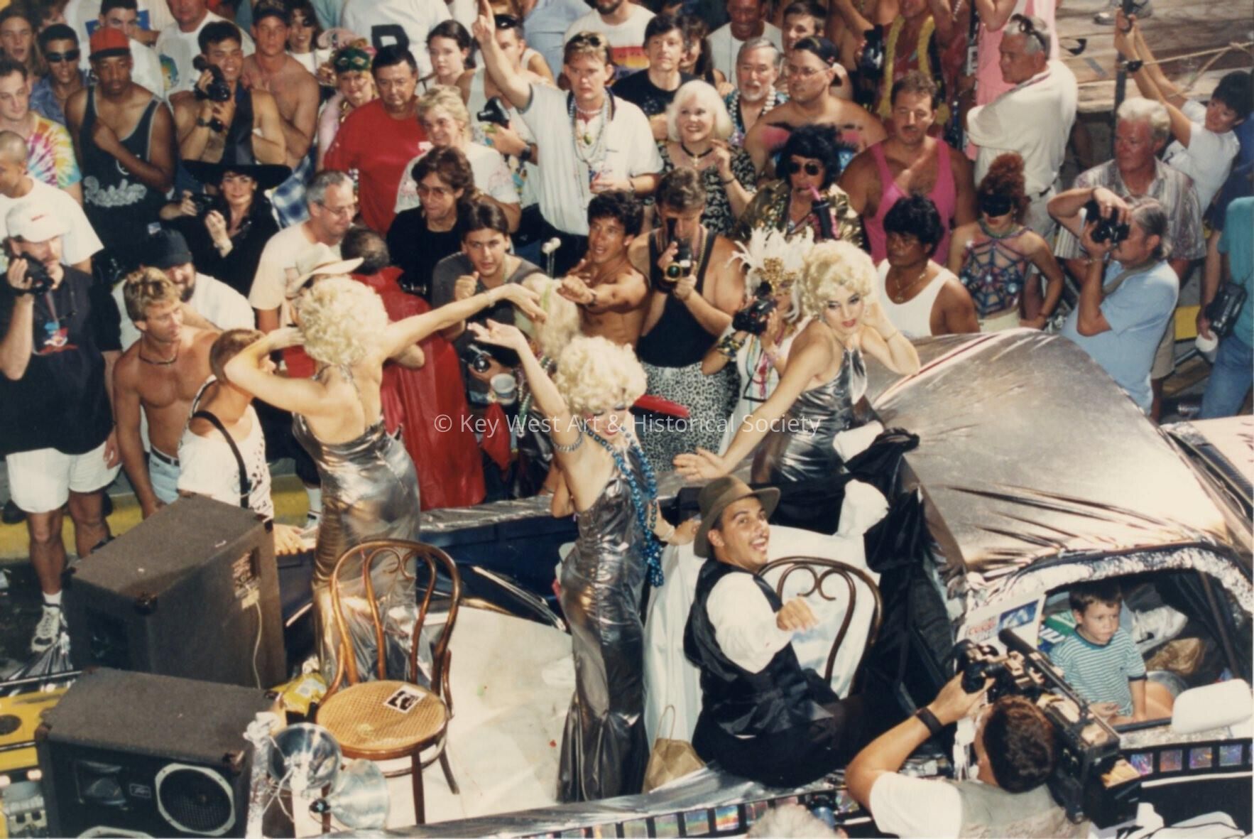 A float in the parade.