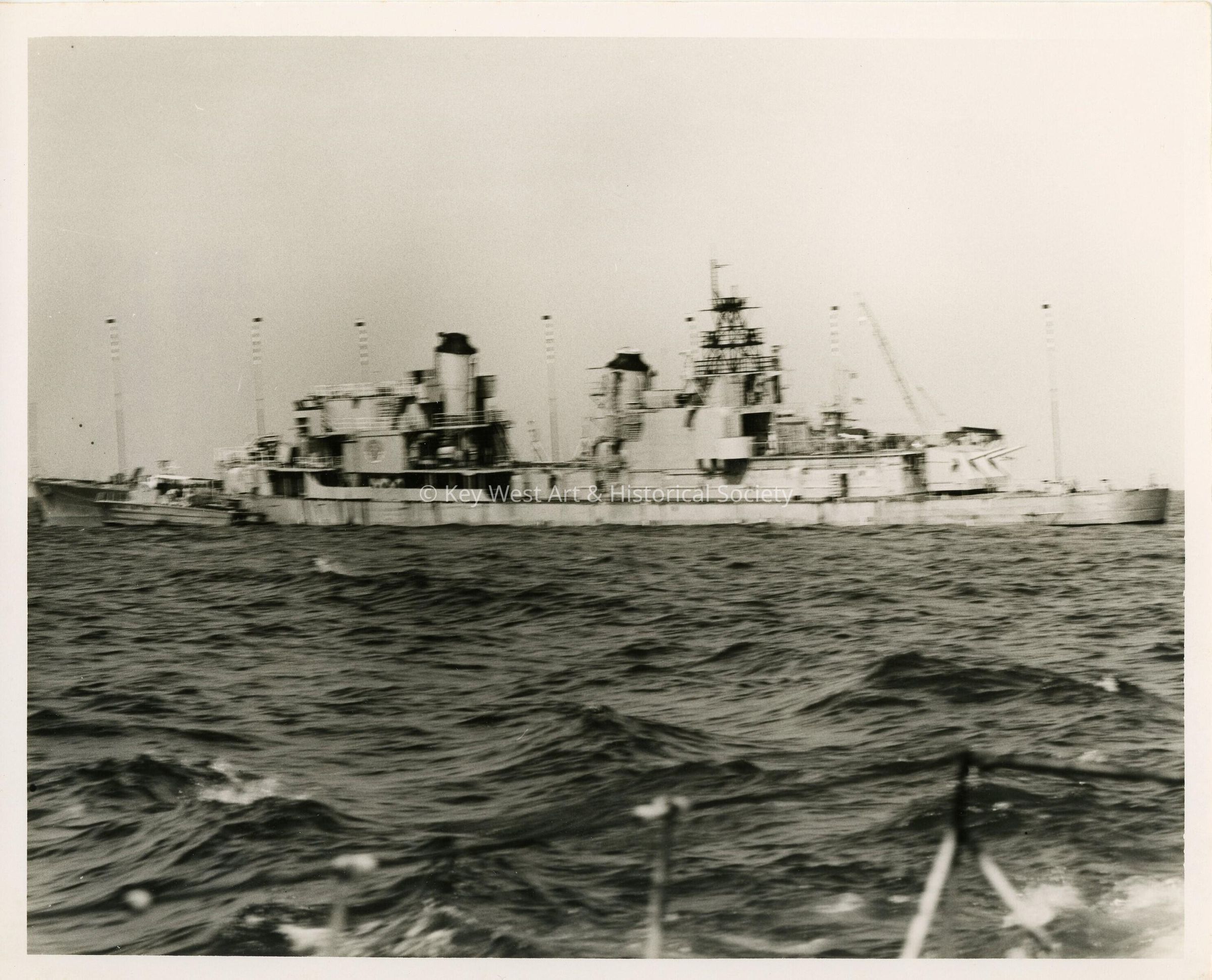 A Navy ship