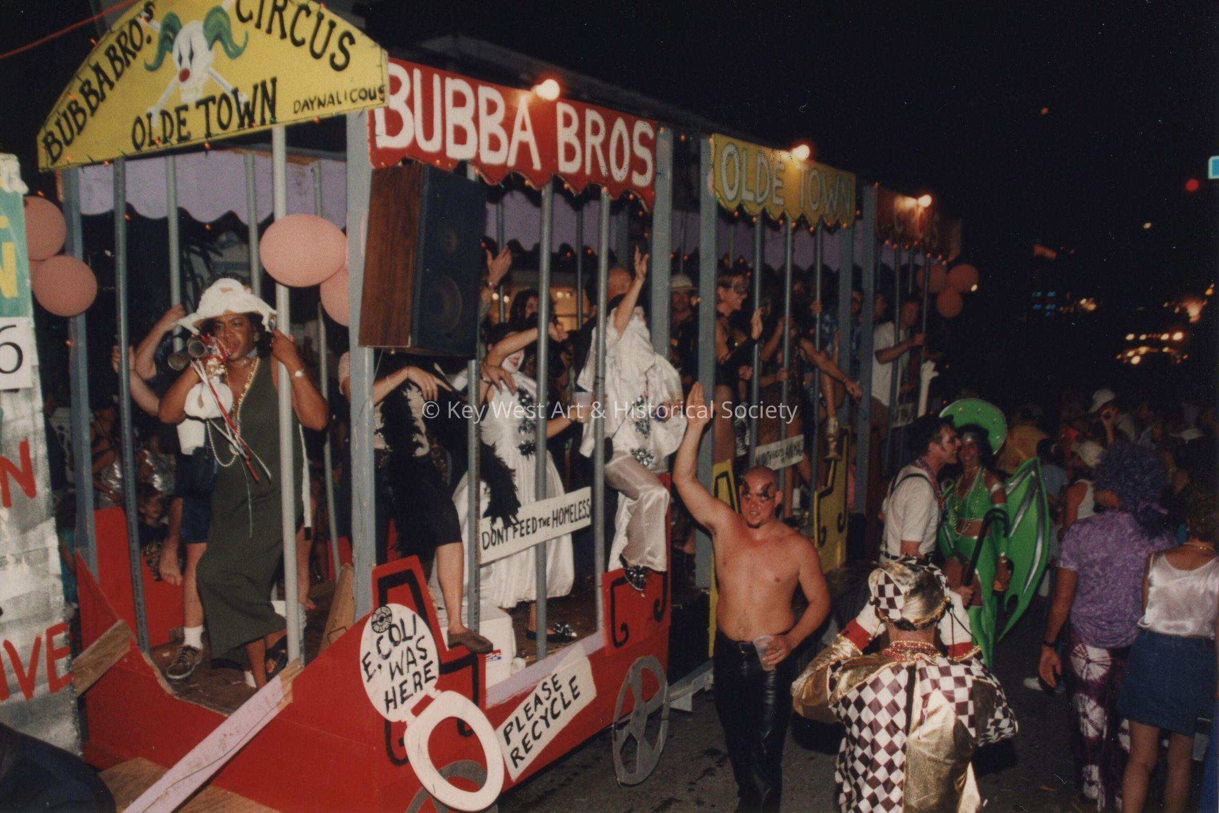 A float in the parade.