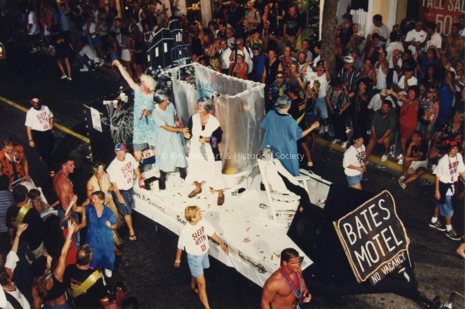 Float in the parade.