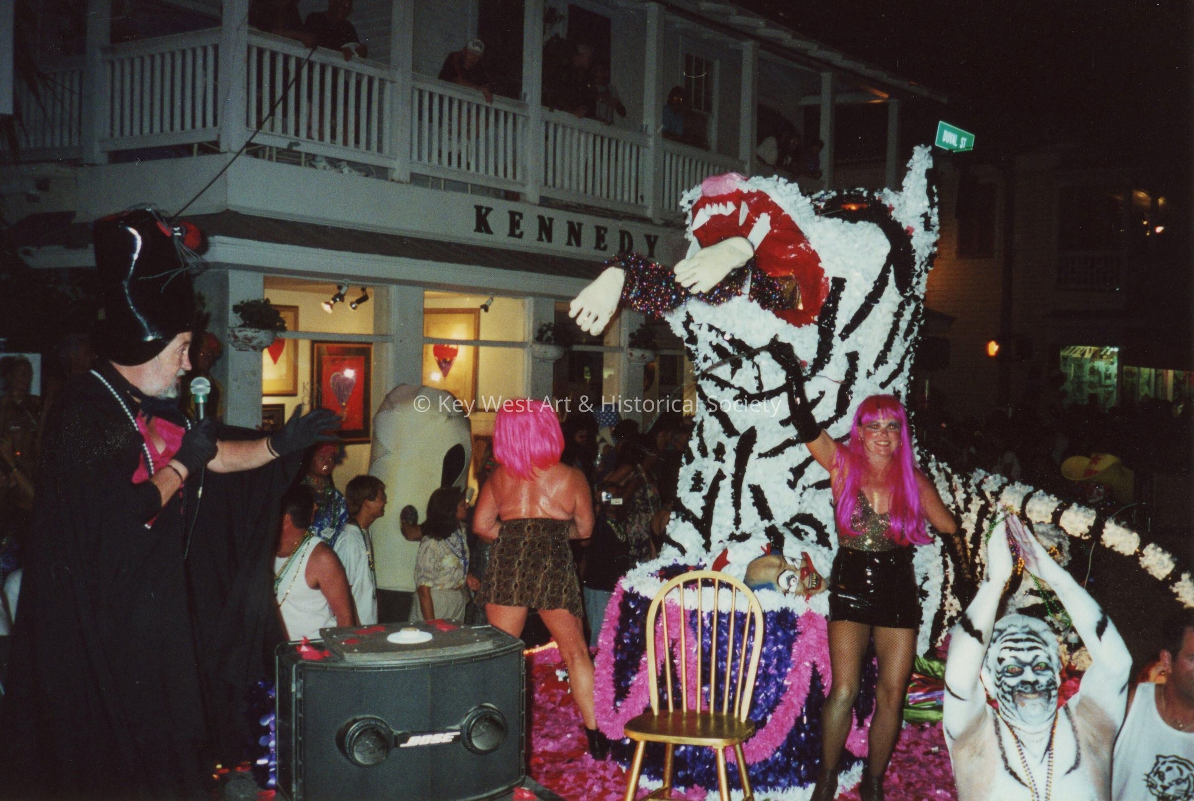 A float in the parade.