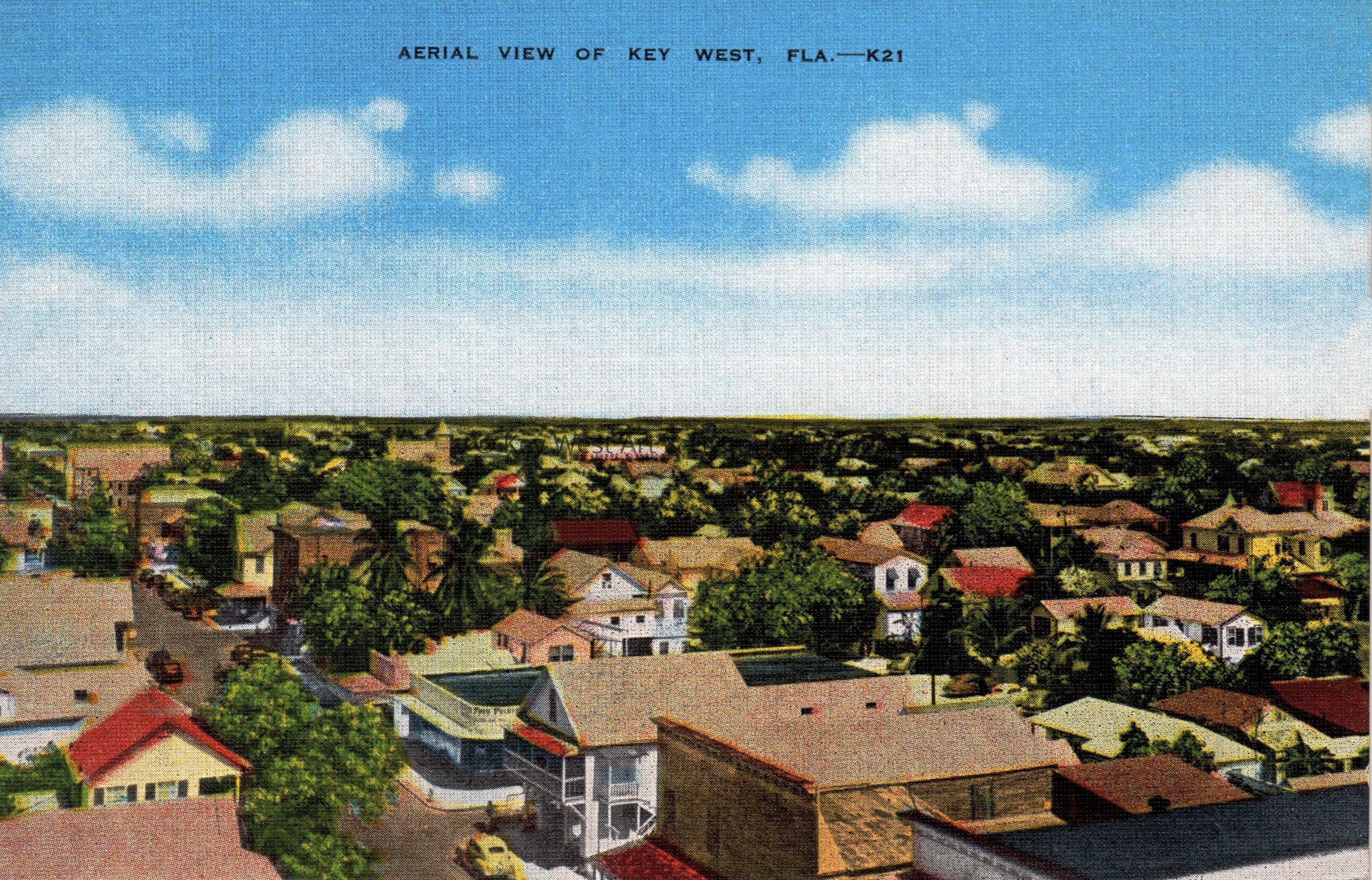 Aerial View of Key West
