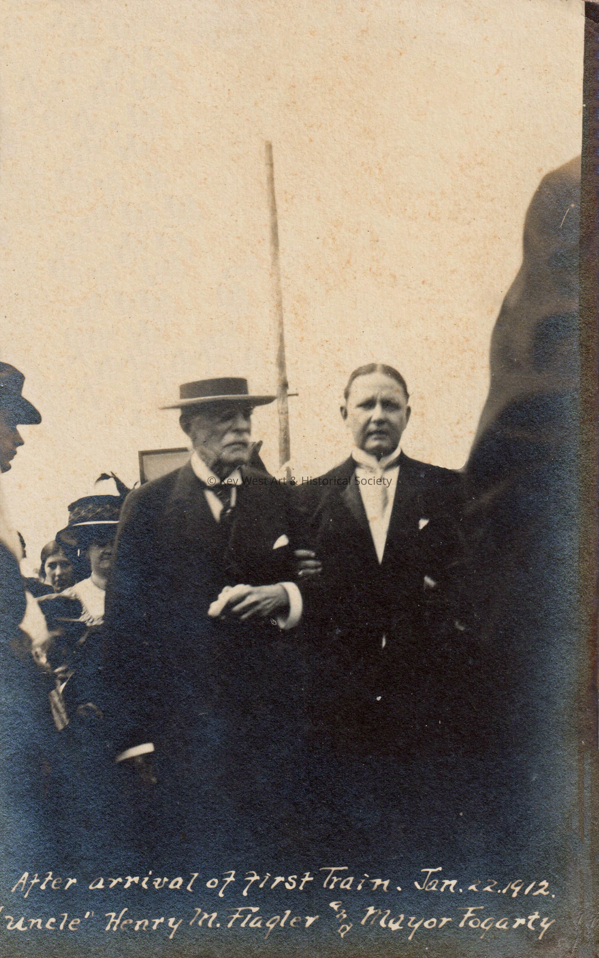 Henry Flagler and Mayor Joseph Fogarty