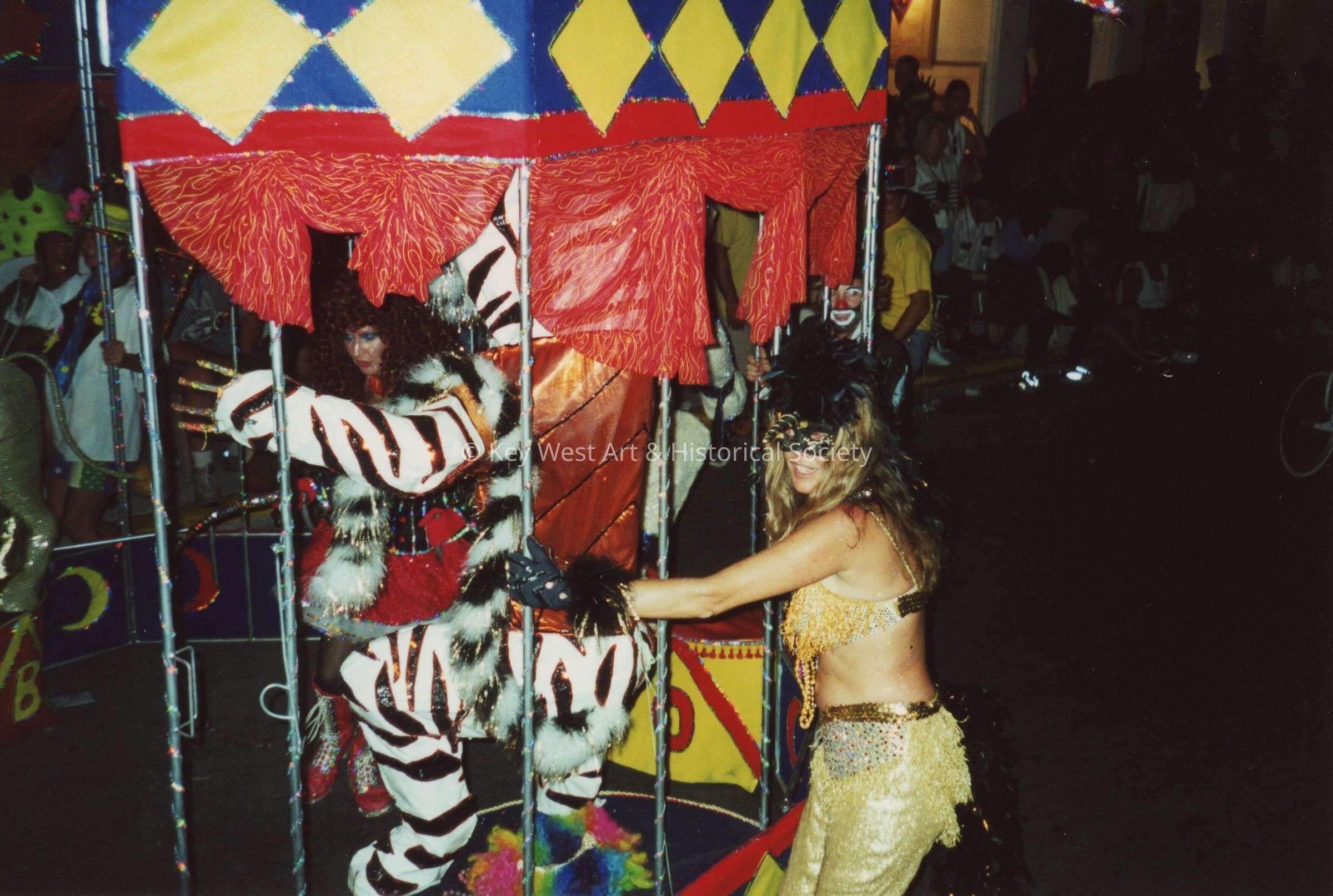 A float in the parade.