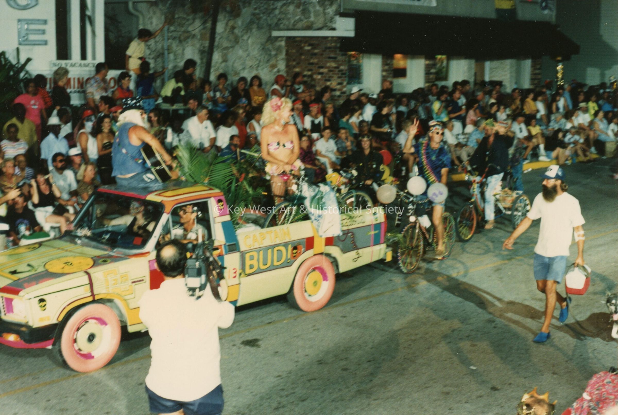 A float in the parade.
