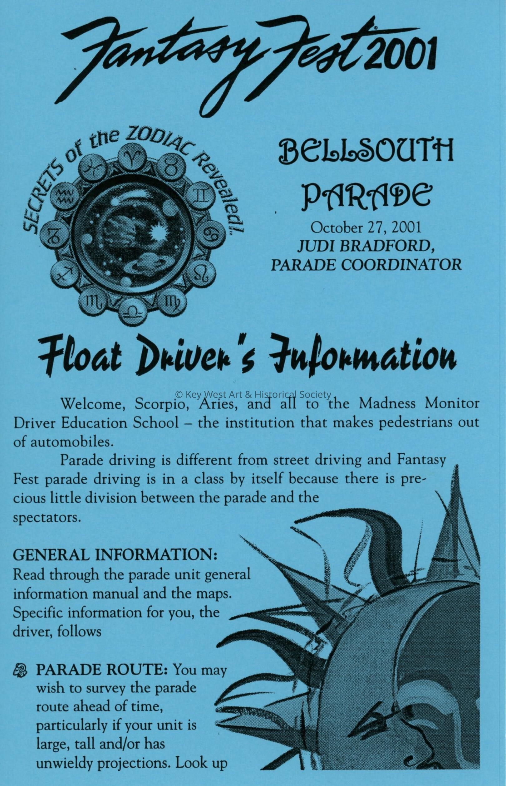 Float Driver's information.