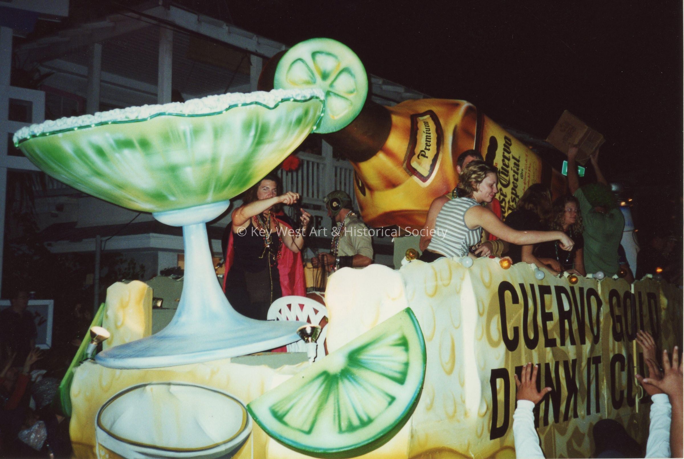 A float in the parade.