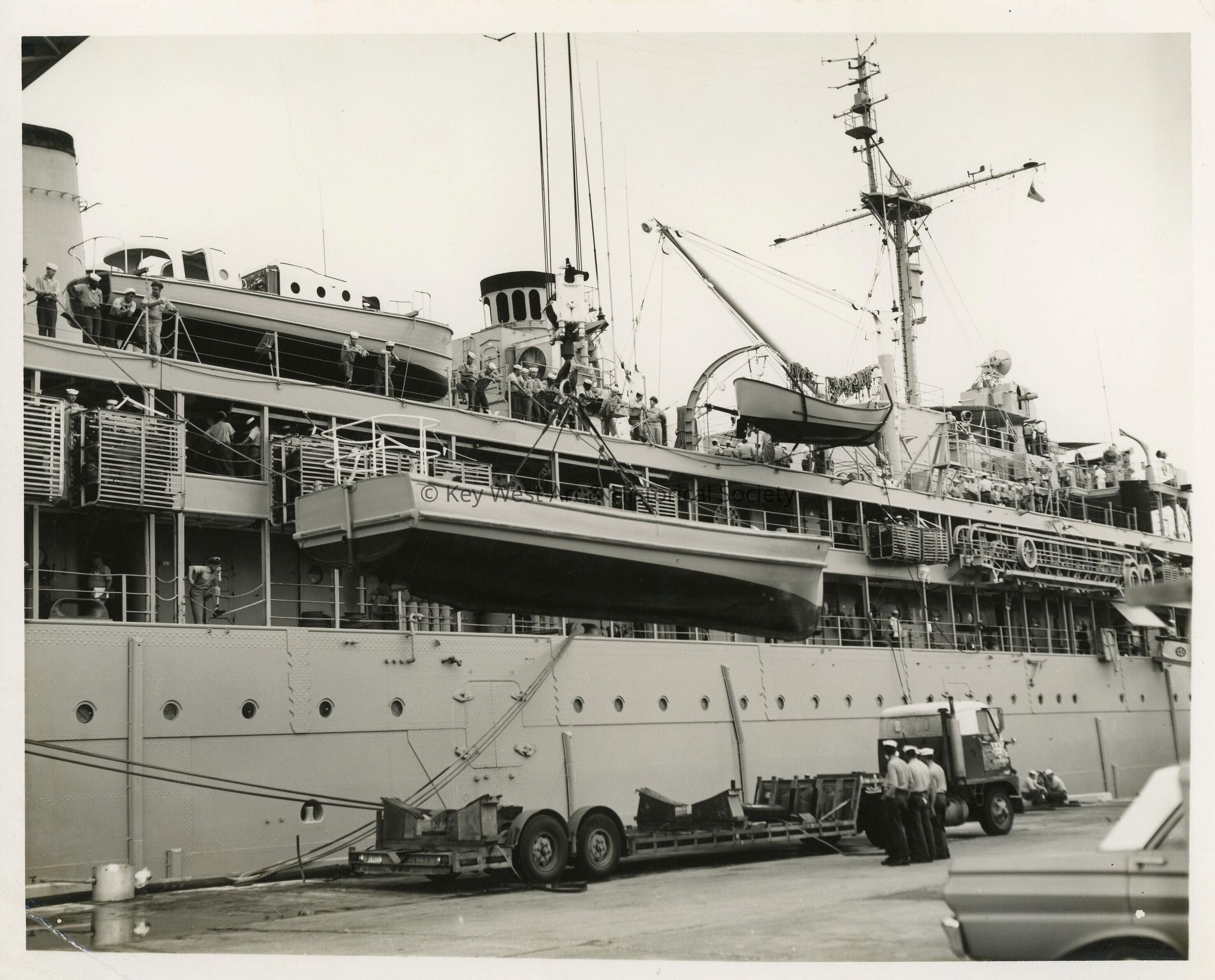 A military ship