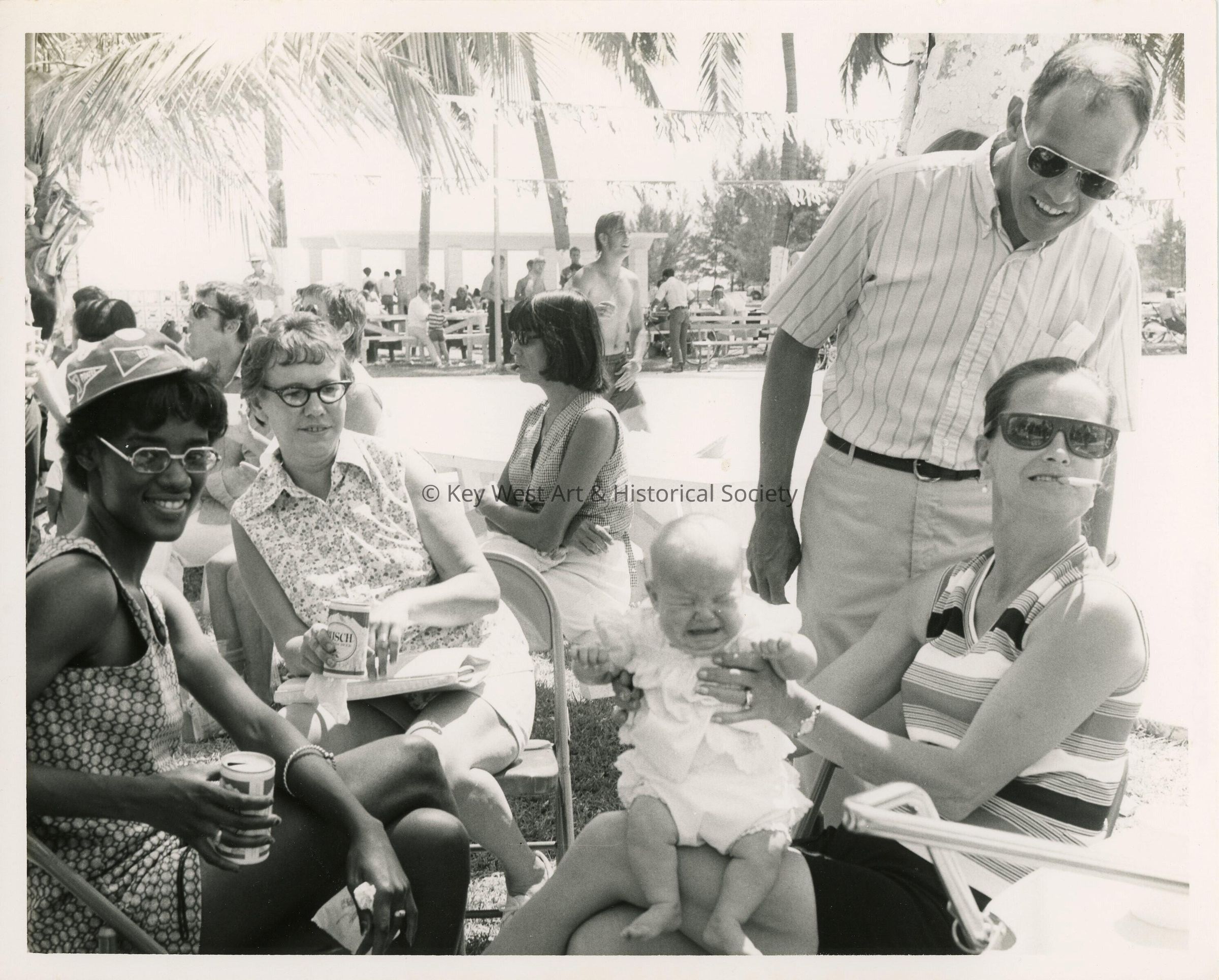 A group of people at a gathering