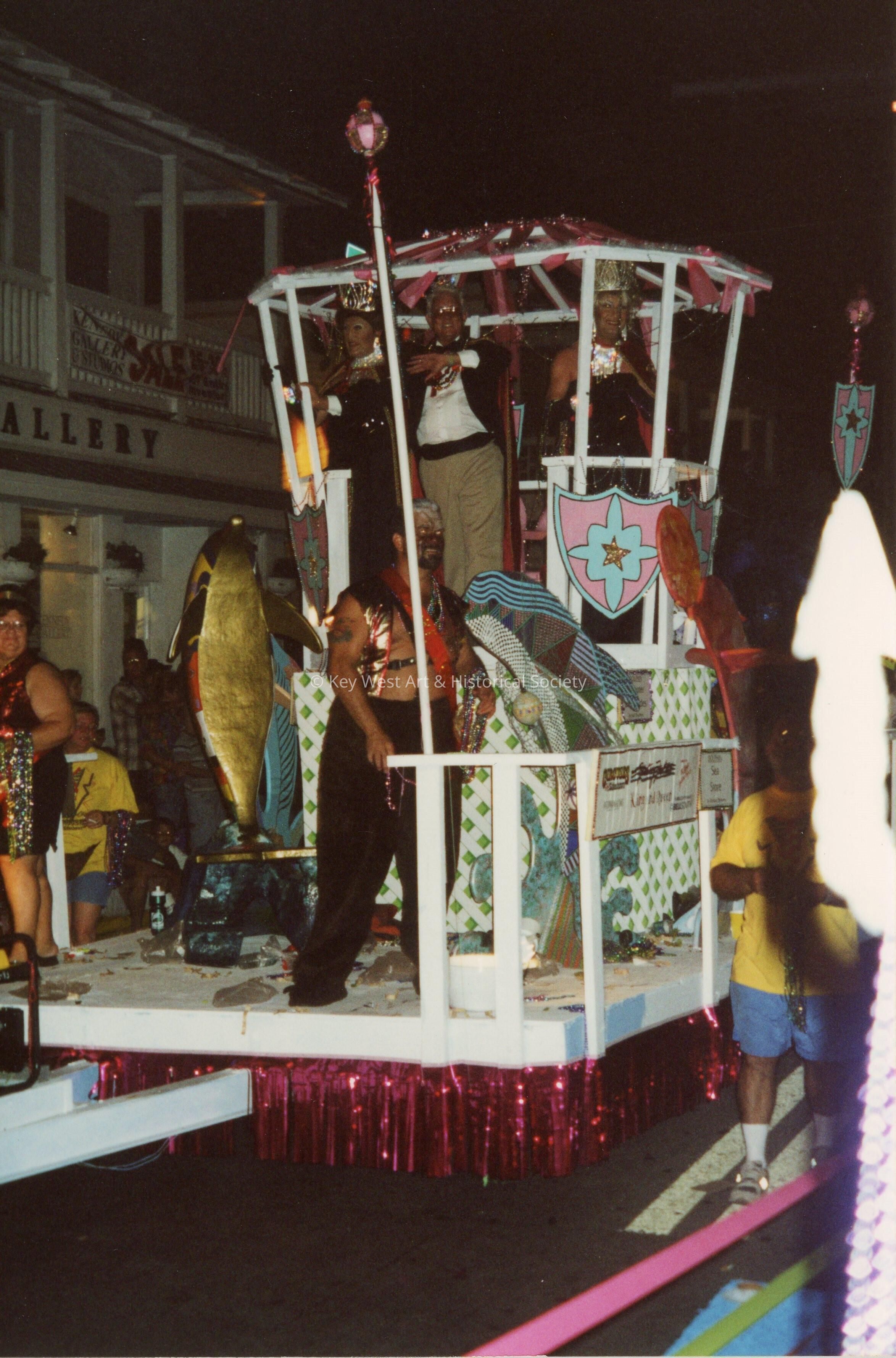 A float in the parade.