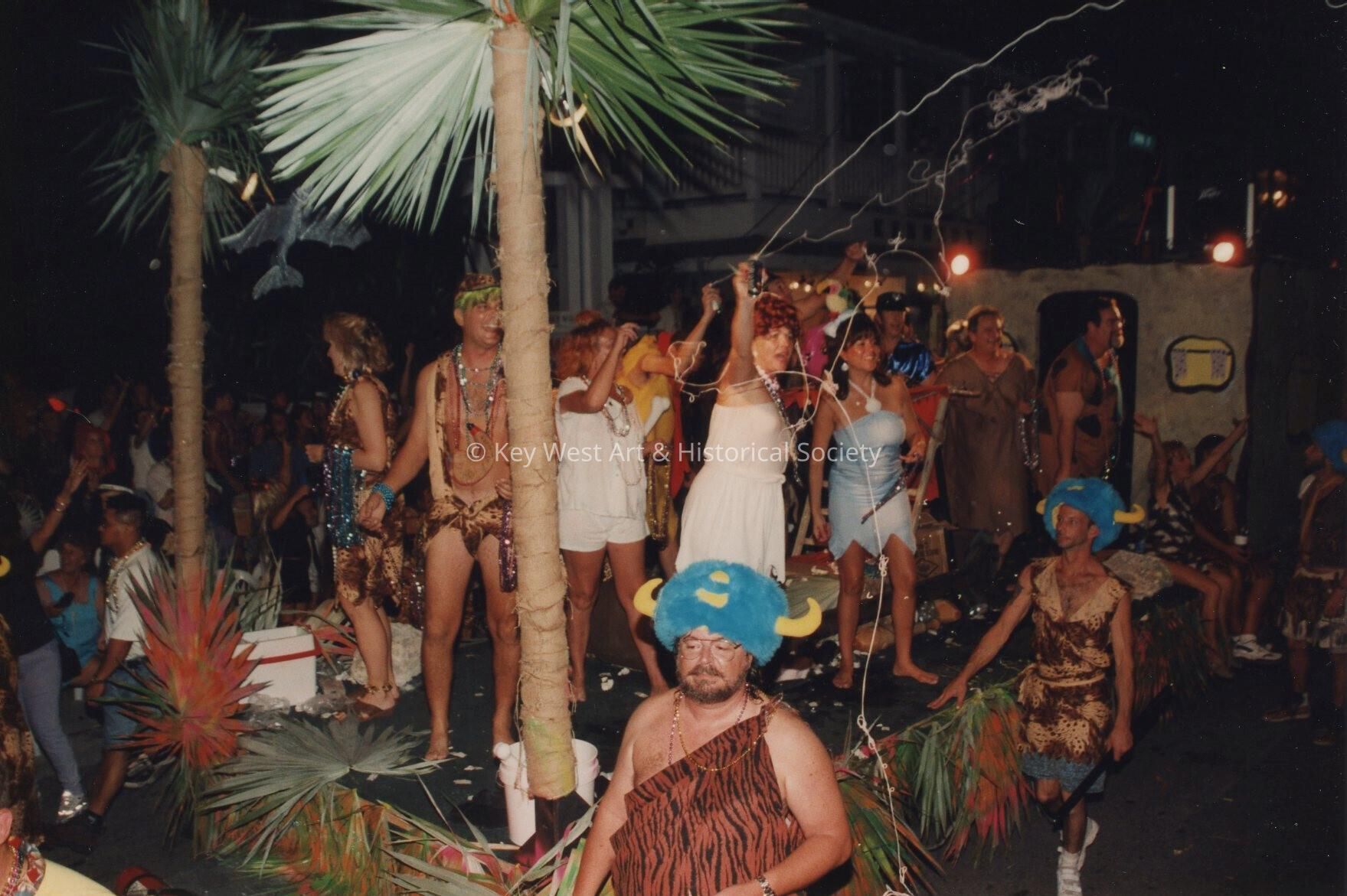 A float in the parade.