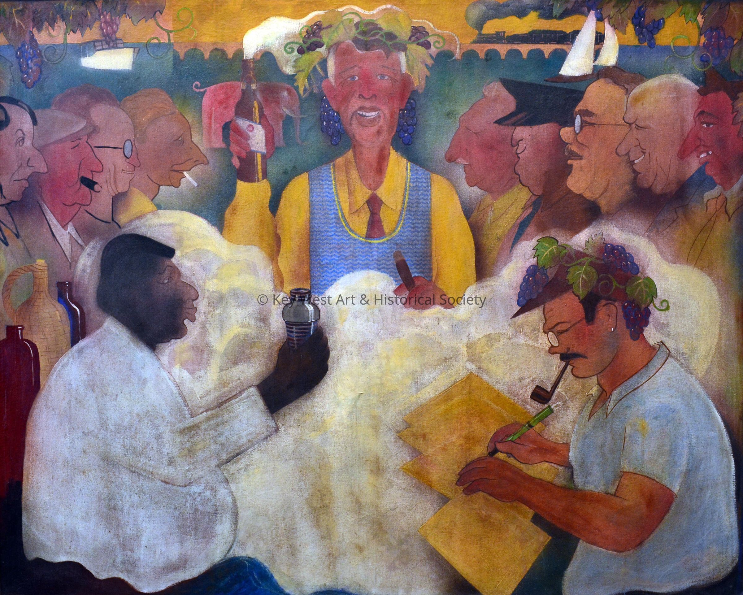 Hemingway and Friends; © Key West Art & Historical Society