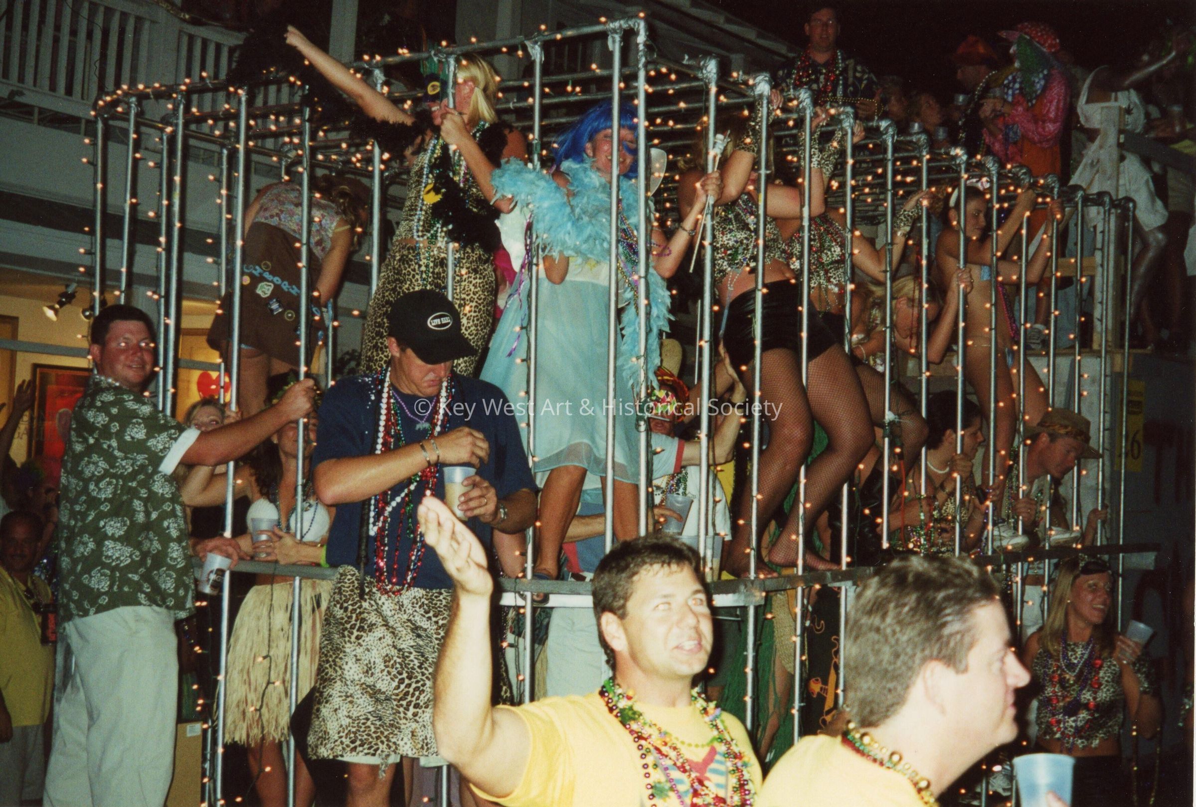 A float in the parade.