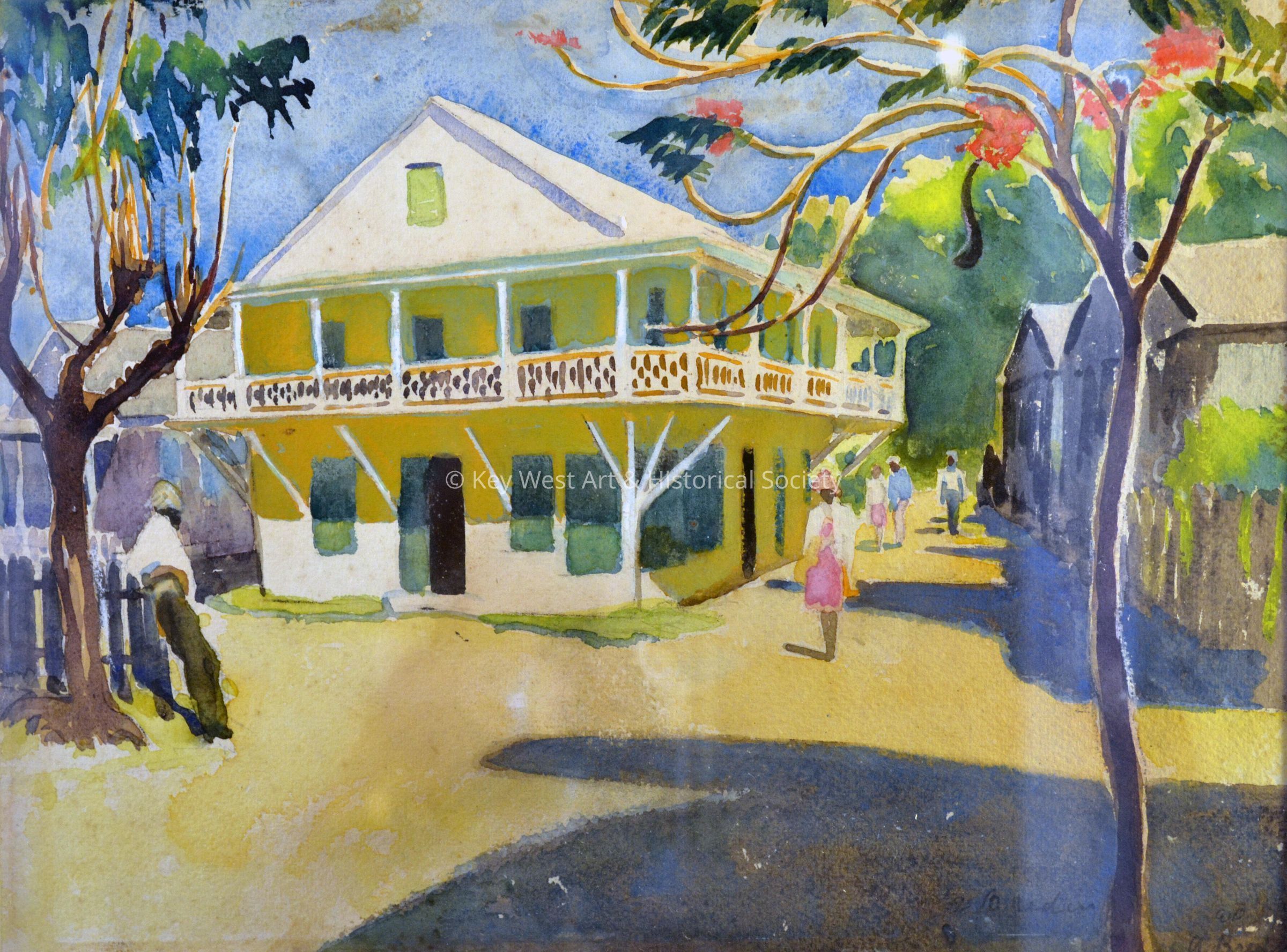 Angela and Thomas Streets; © Key West Art & Historical Society