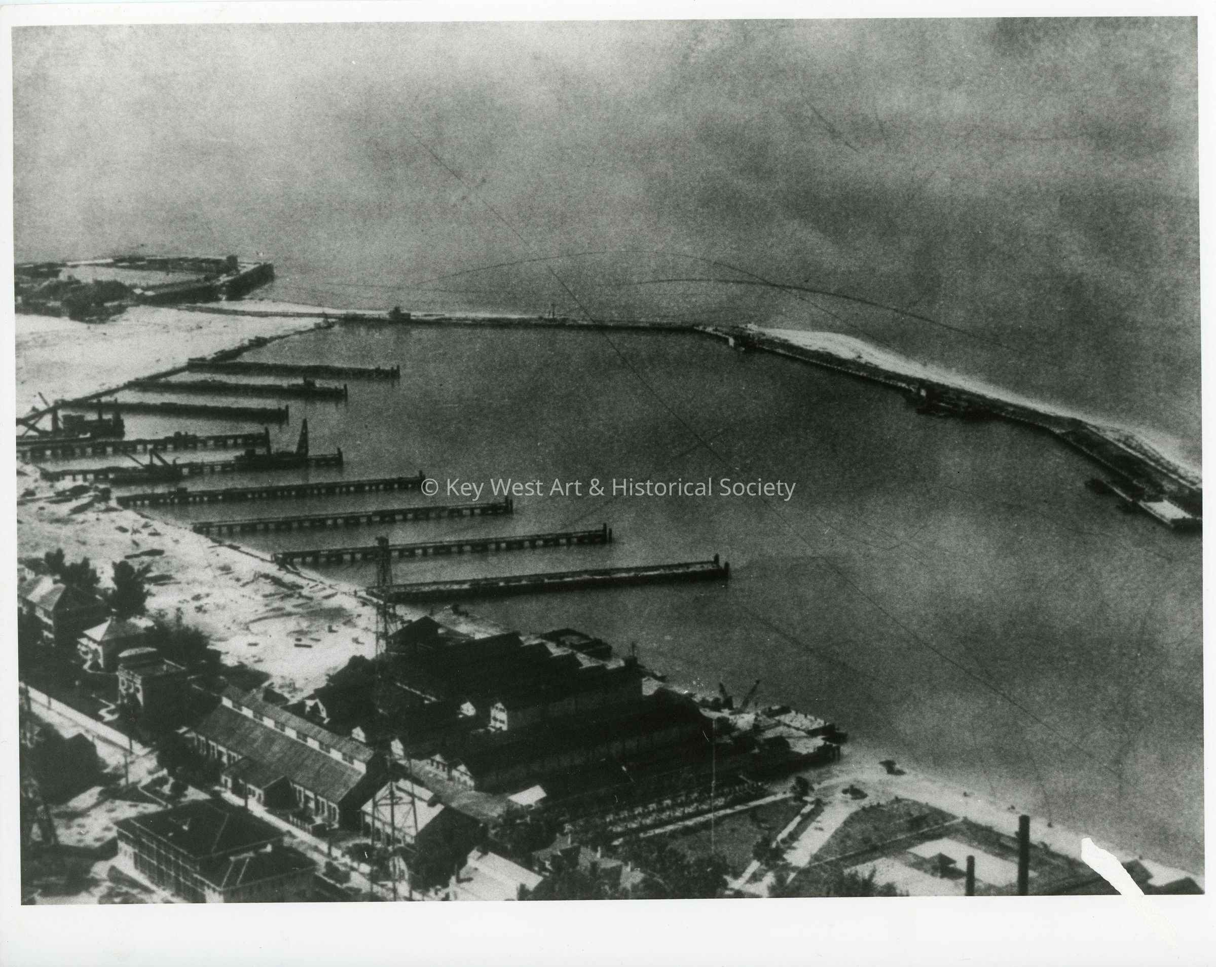 Aerial View of Naval Station Key West; © Key West Art & Historical Society