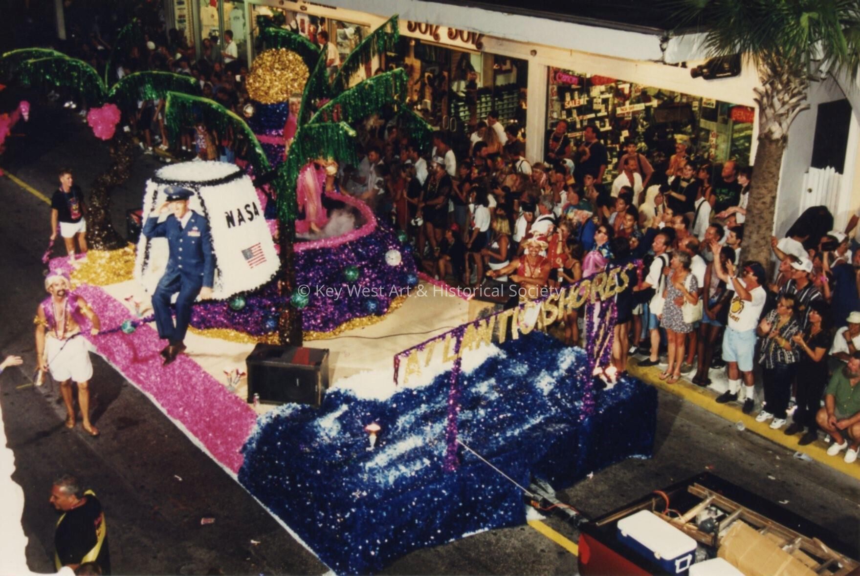Atlantic Shores float in the parade.