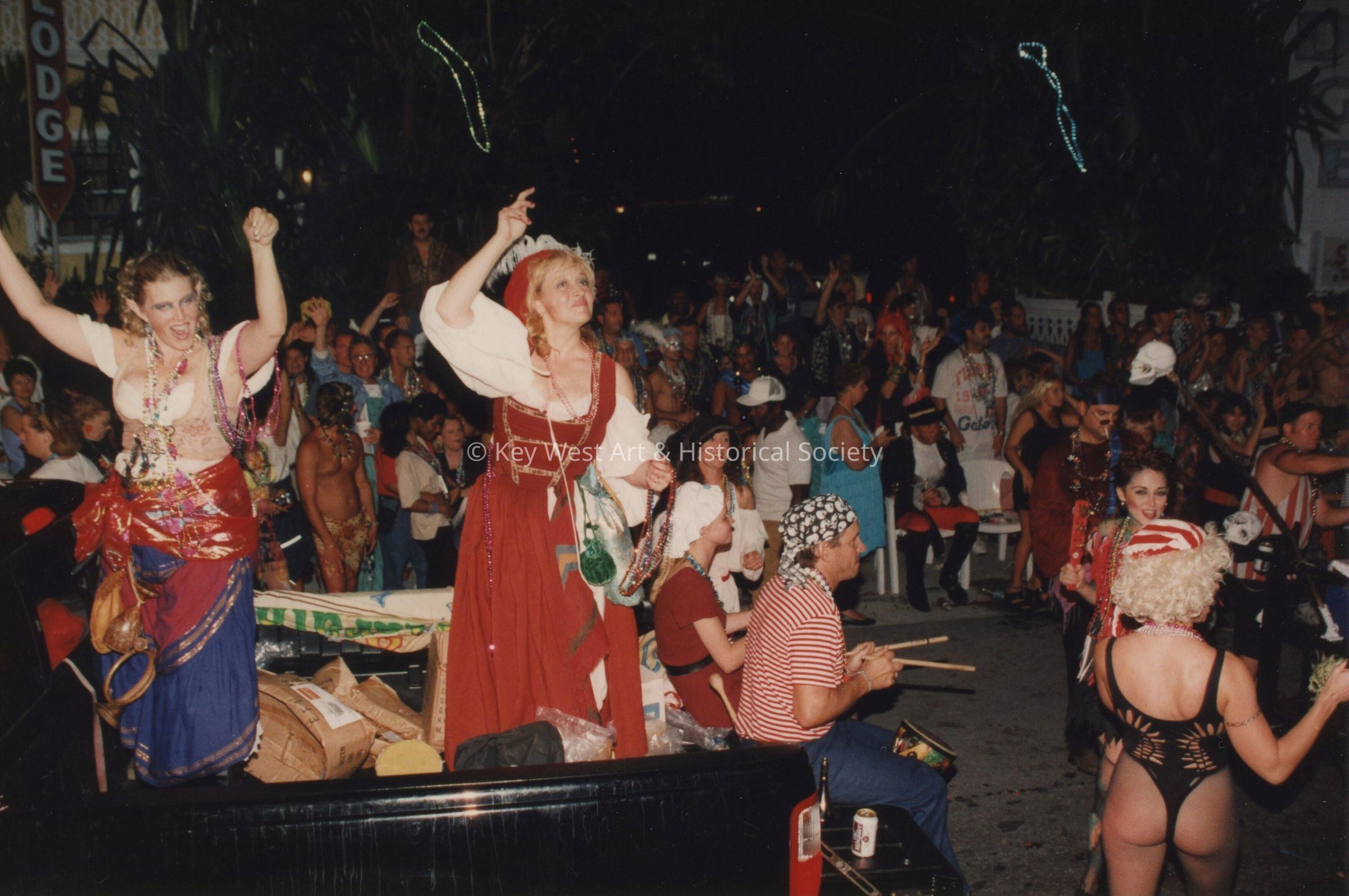 A float in the parade.