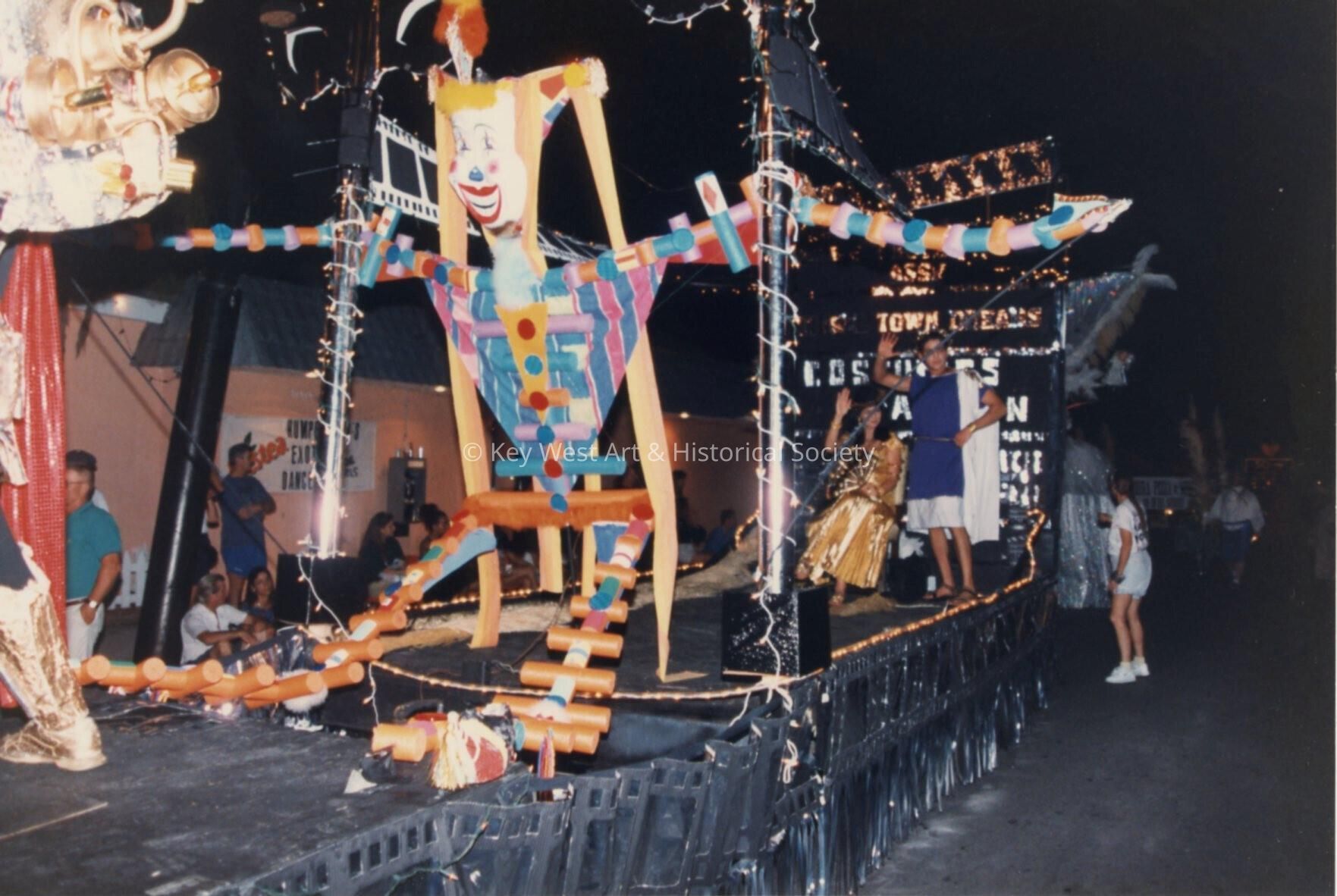 A float in the parade.