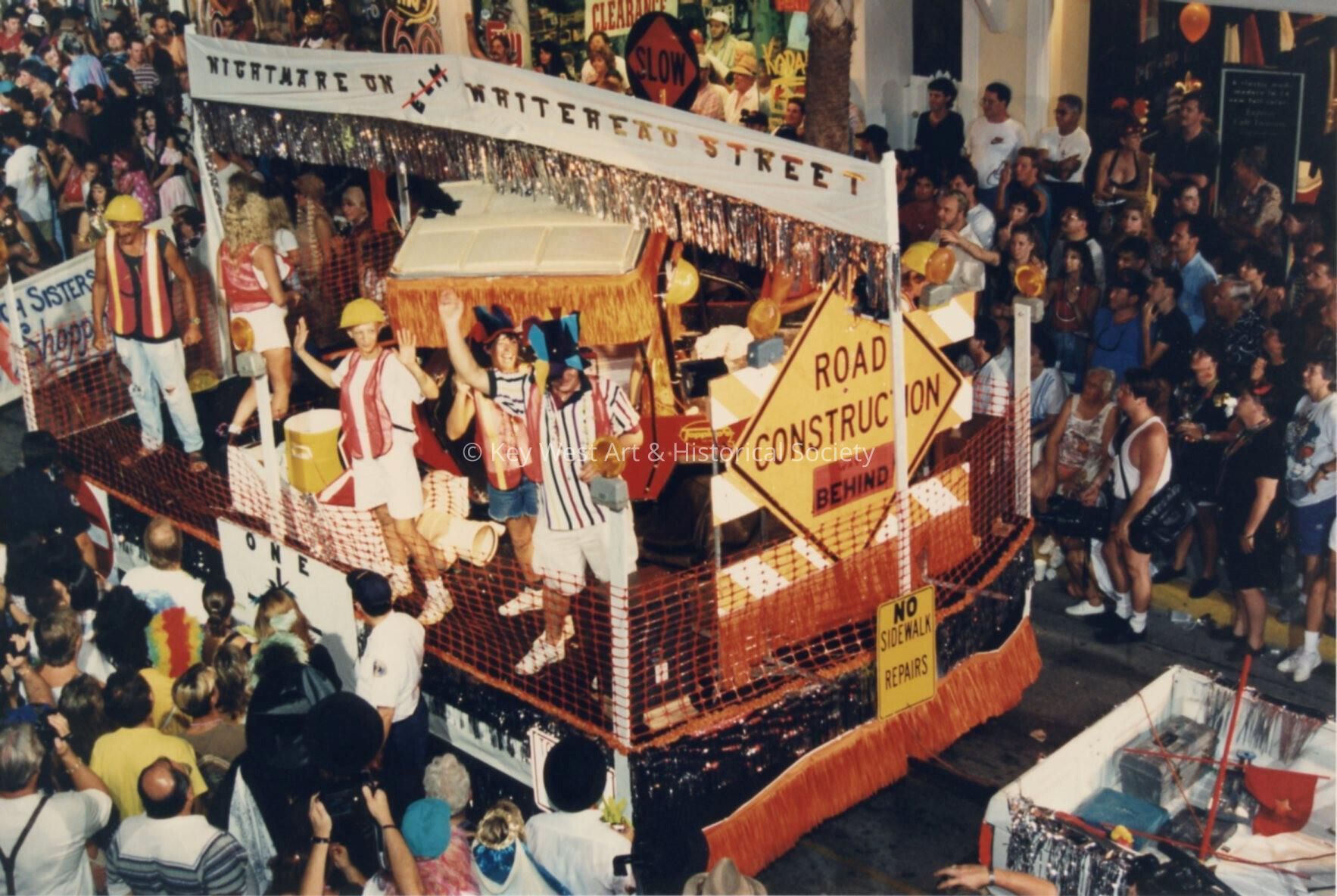 A float in the parade.