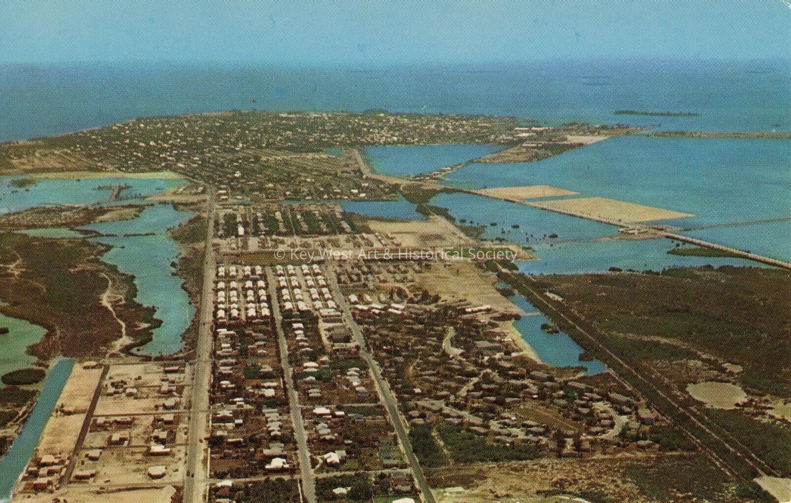 Aerial View of Key West; © Key West Art & Historical Society