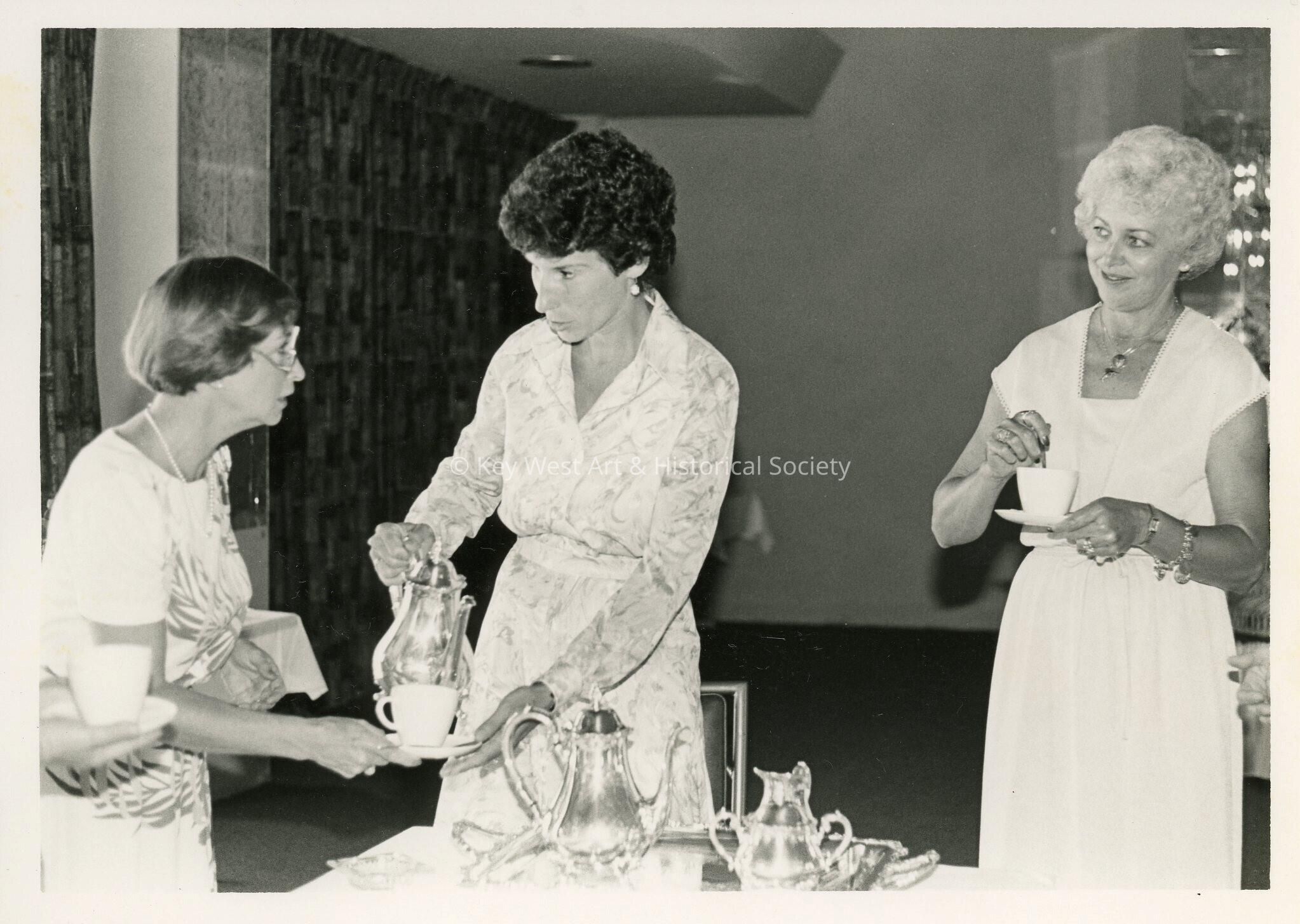 3 Unknown woman drinking tea