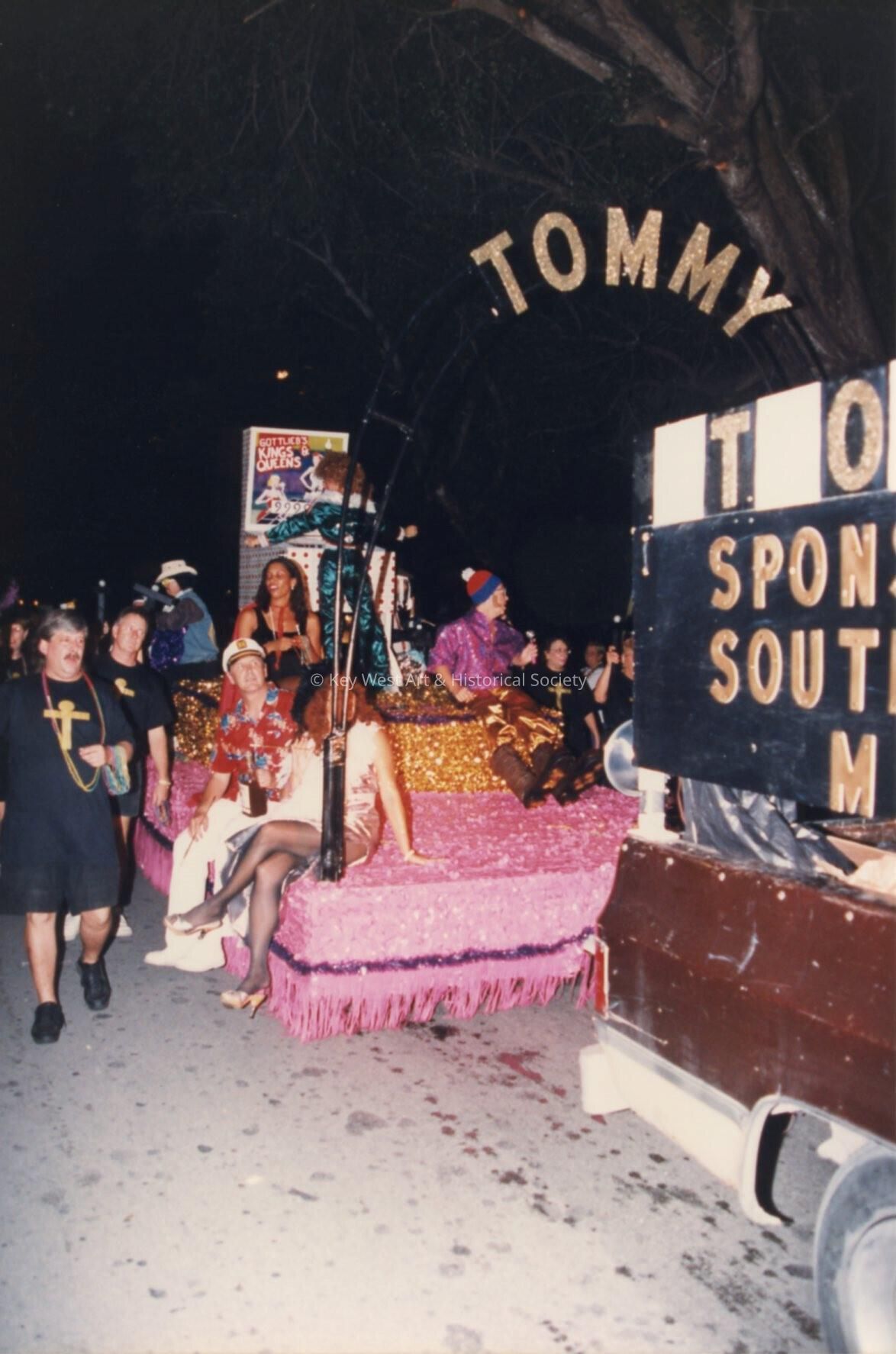 A float in the parade.