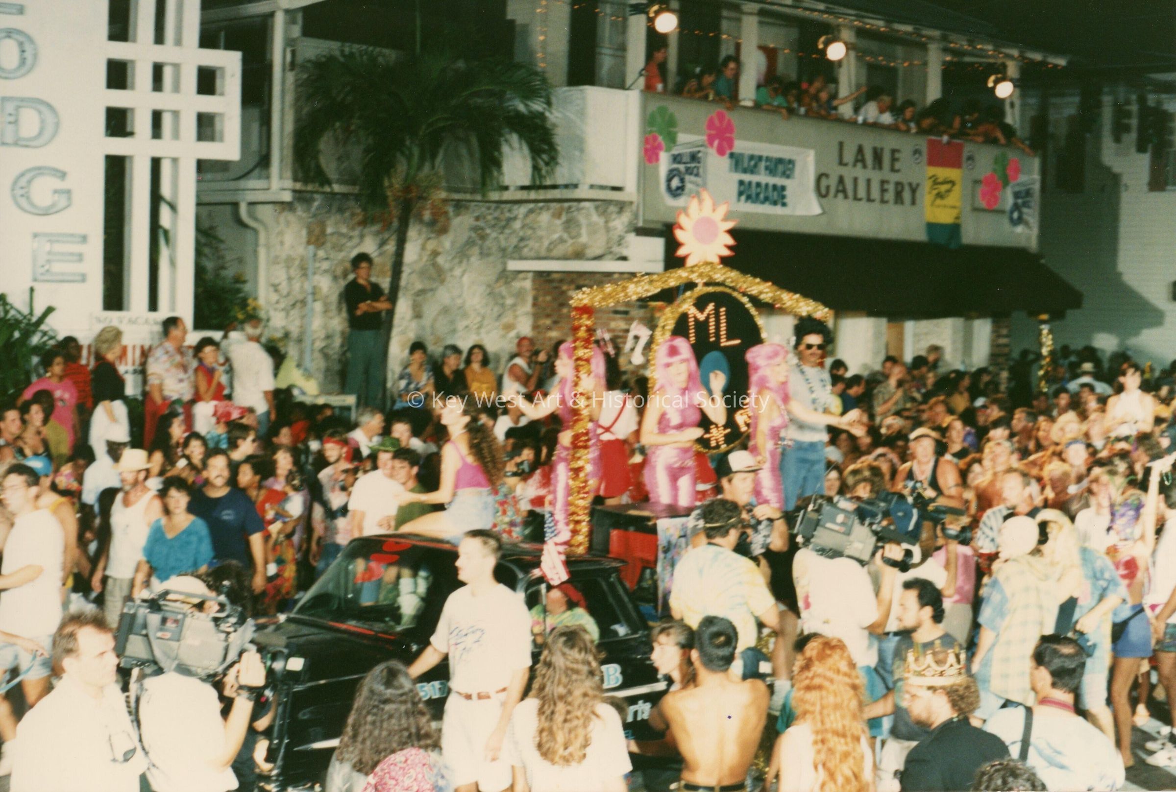 A float in the parade.