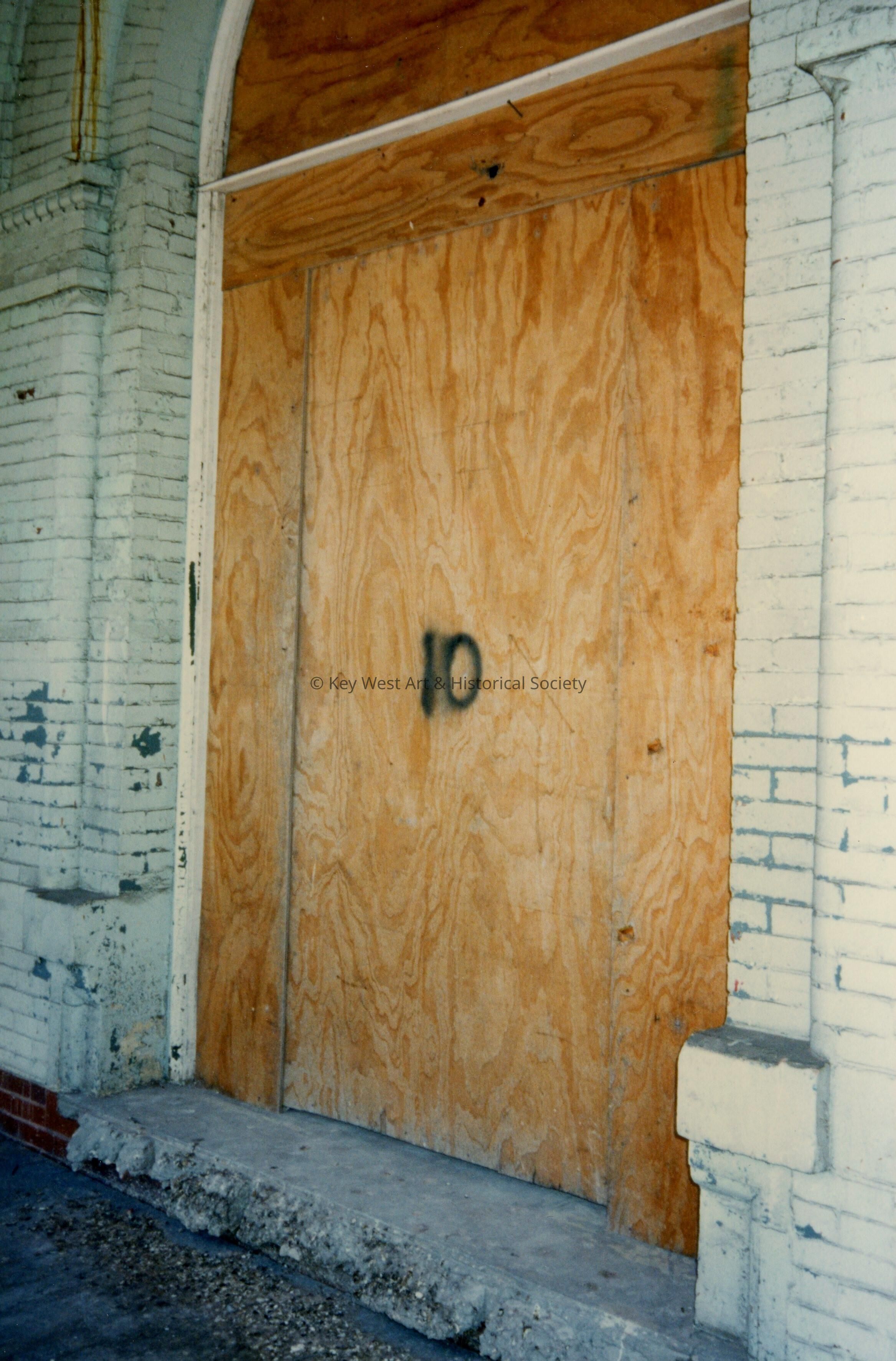 A window labeled number 10.
