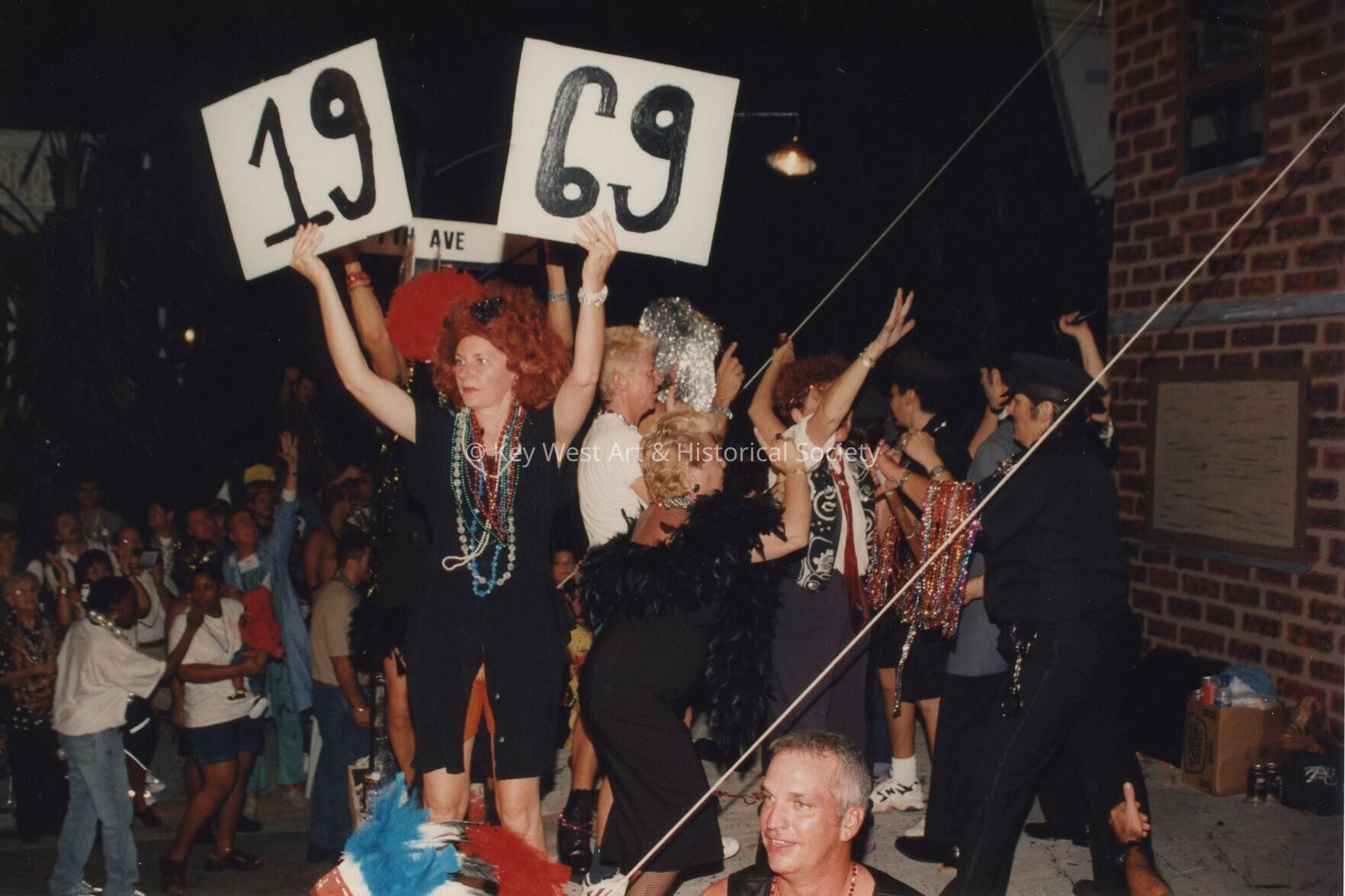 A float in the parade.