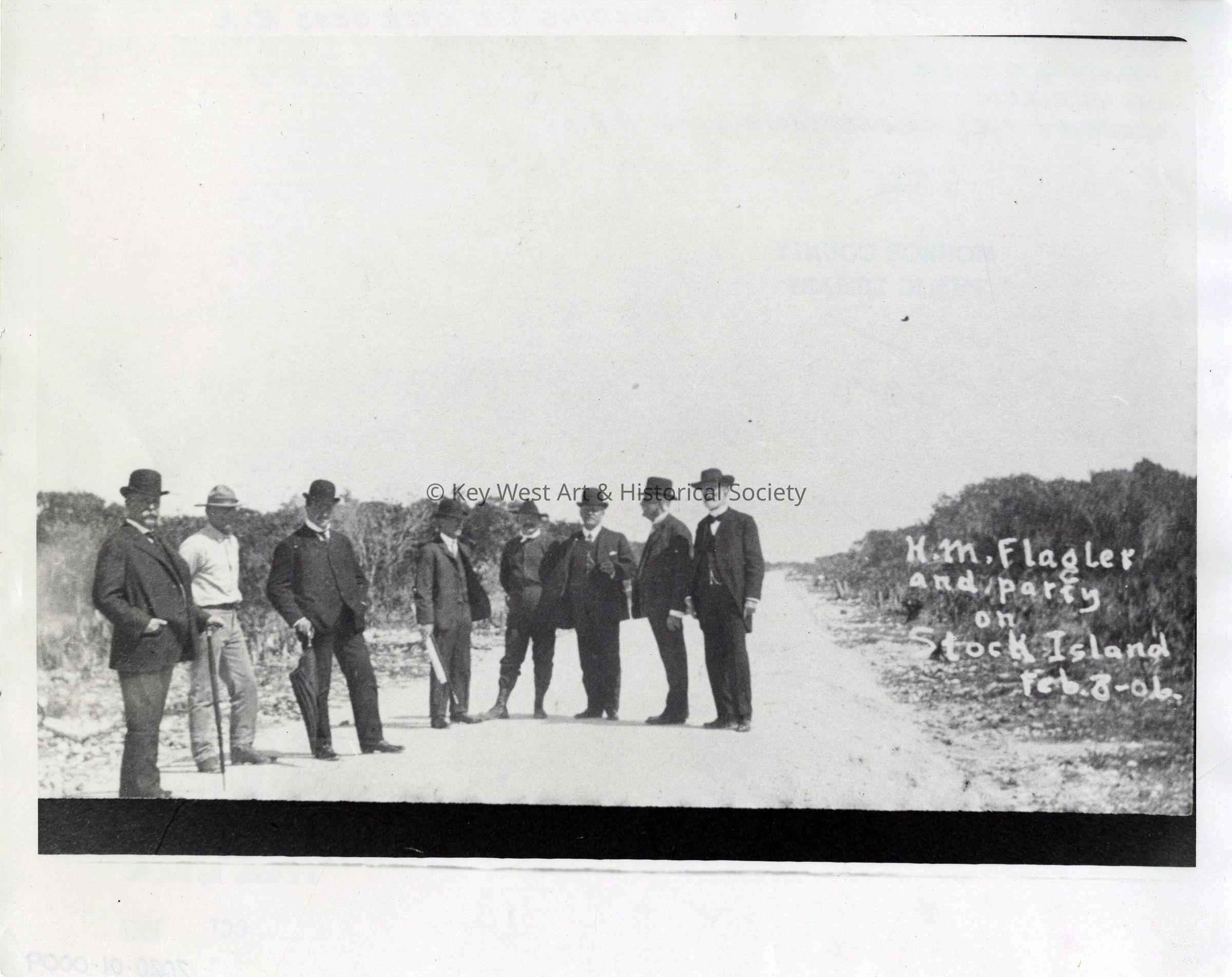 Henry M. Flagler and Party on Stock Island; © Key West Art & Historical Society