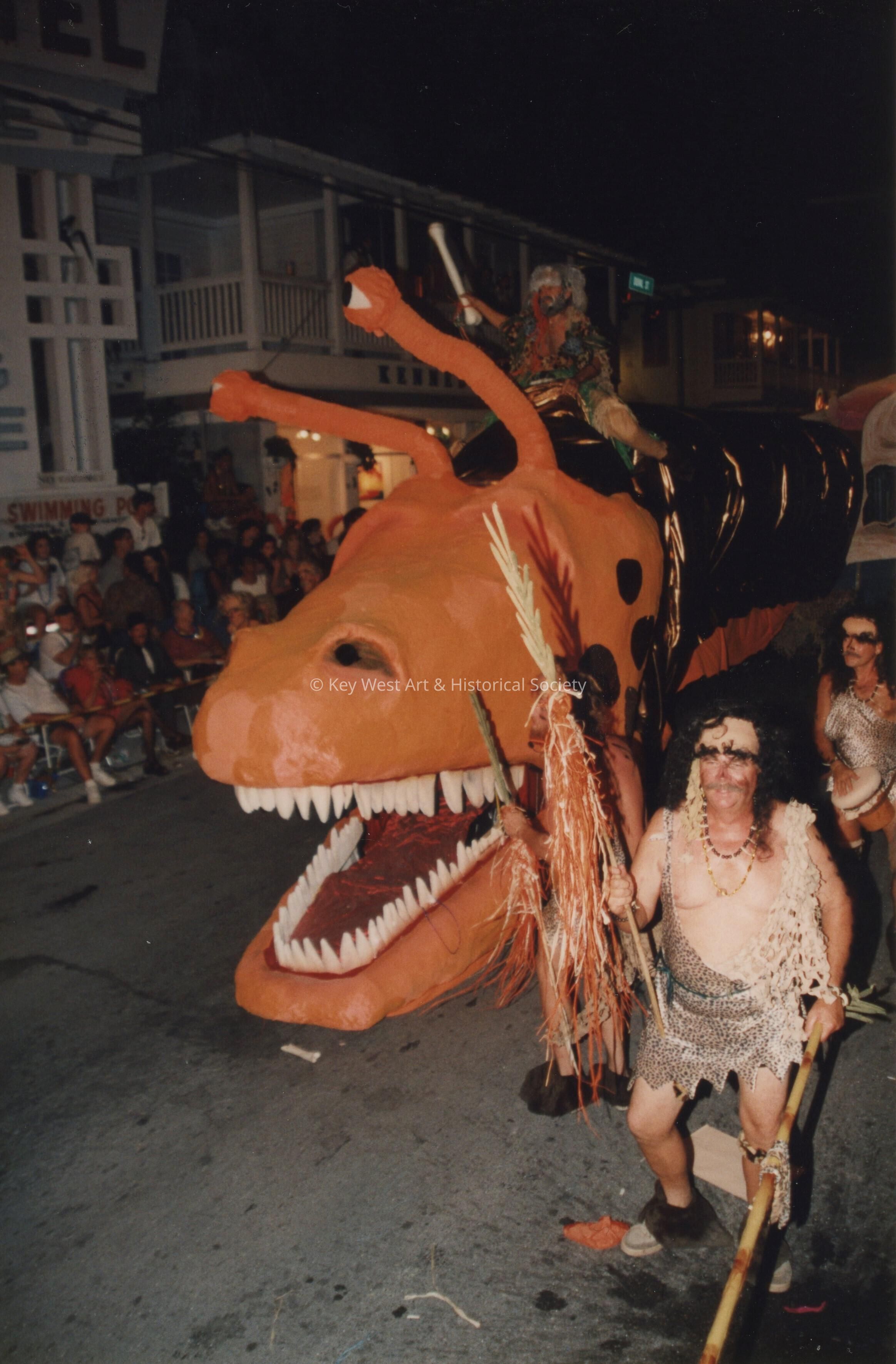 A float in the parade.