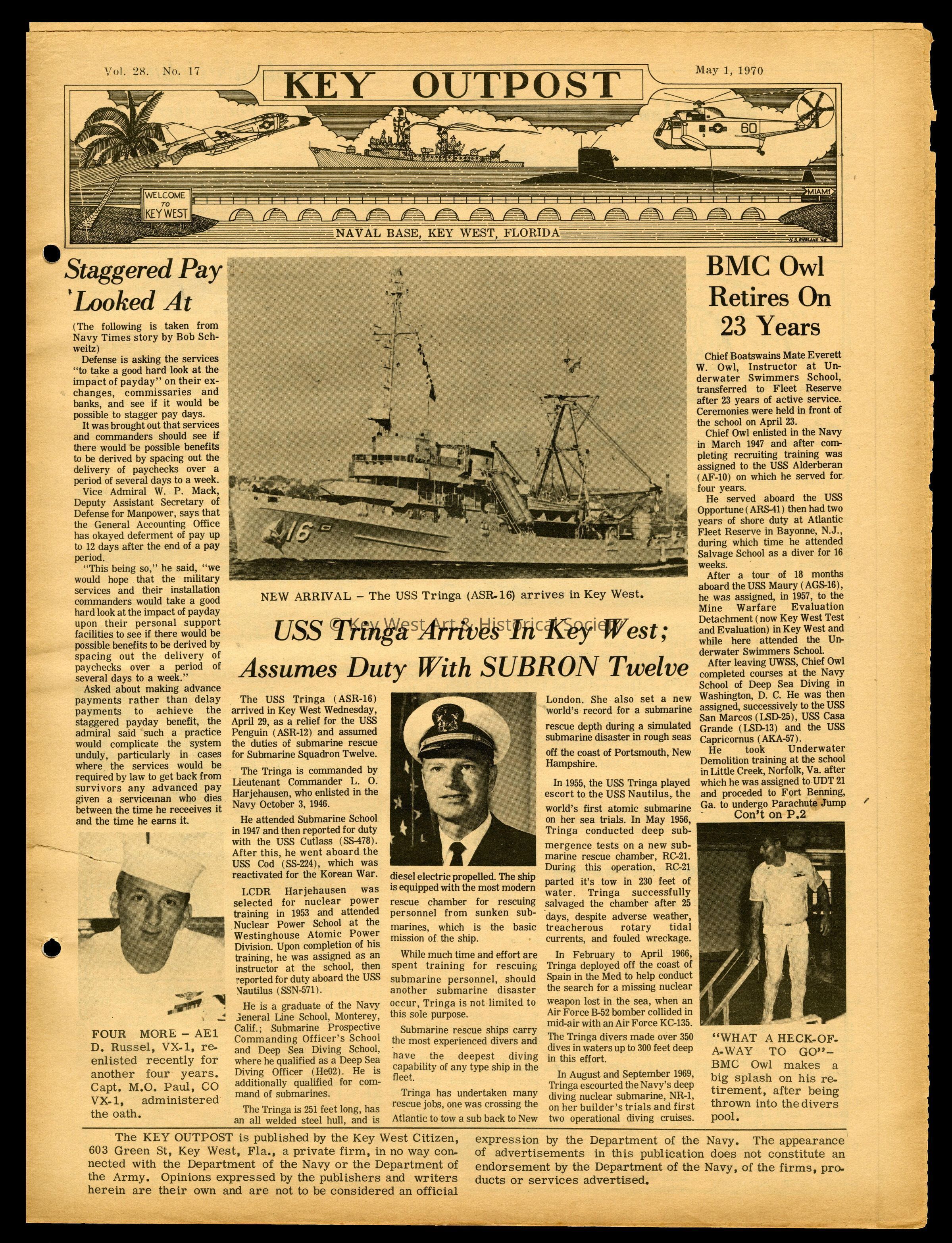 'Key Outpost' Newspaper picture number 1