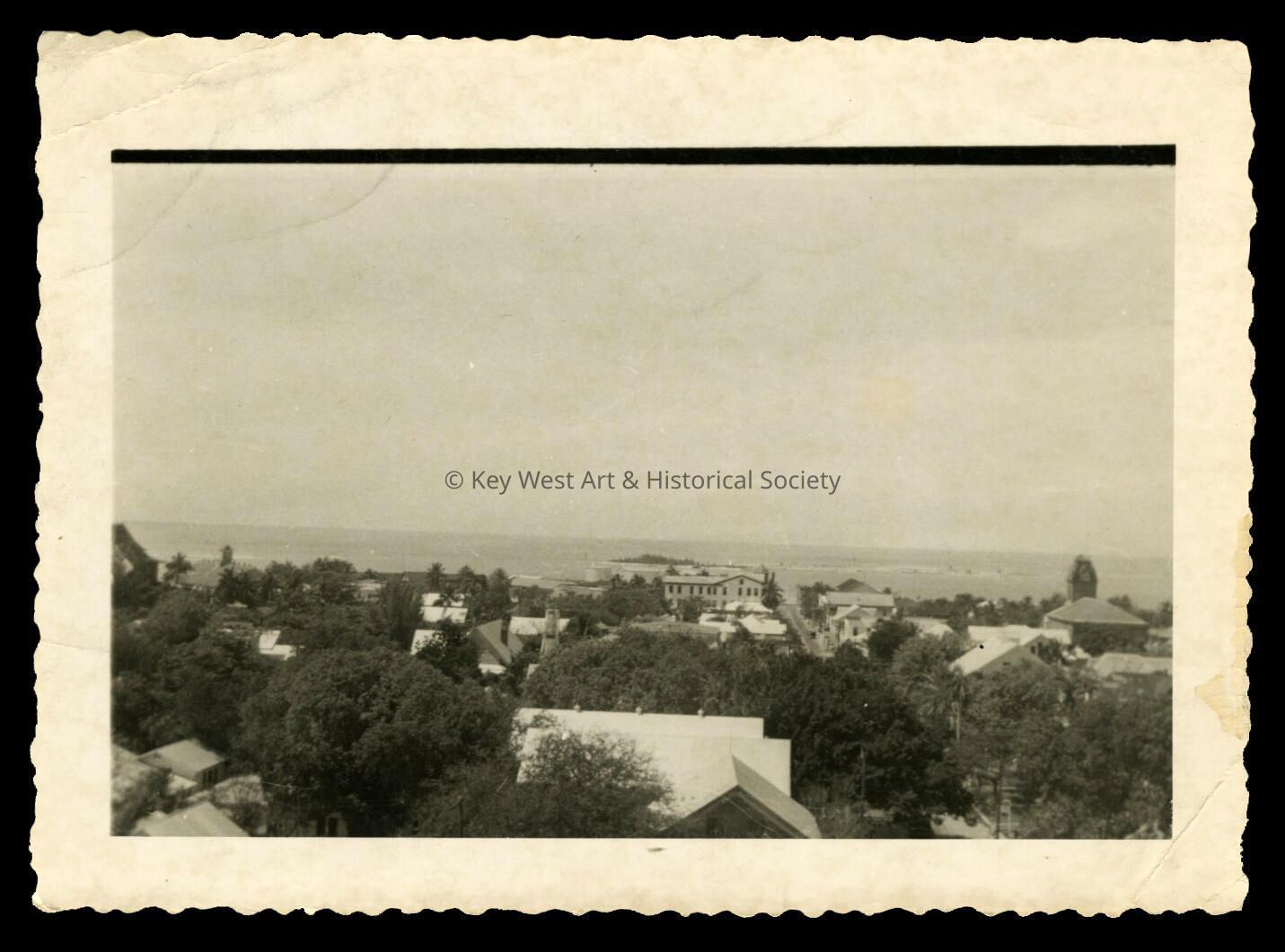 Aerial View of Key West from La Concha Hotel; © Key West Art & Historical Society
