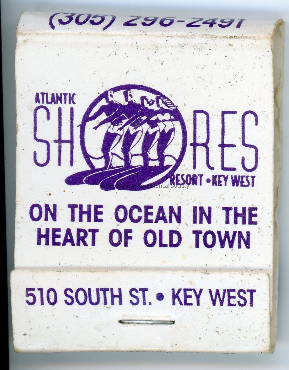 Atlantic Shores Resort Matchbook; © Key West Art & Historical Society