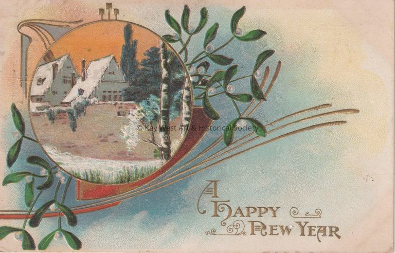 A Happy New Year; © Key West Art & Historical Society