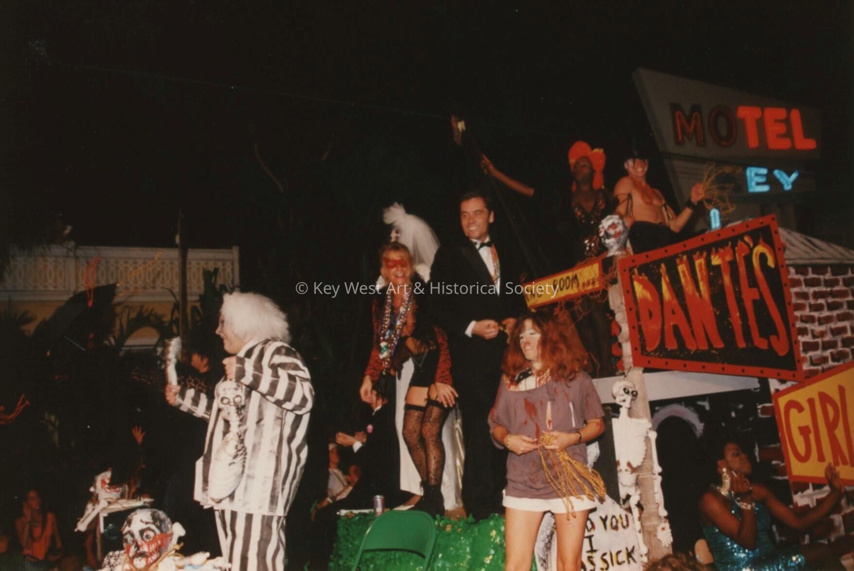 A float in the parade.