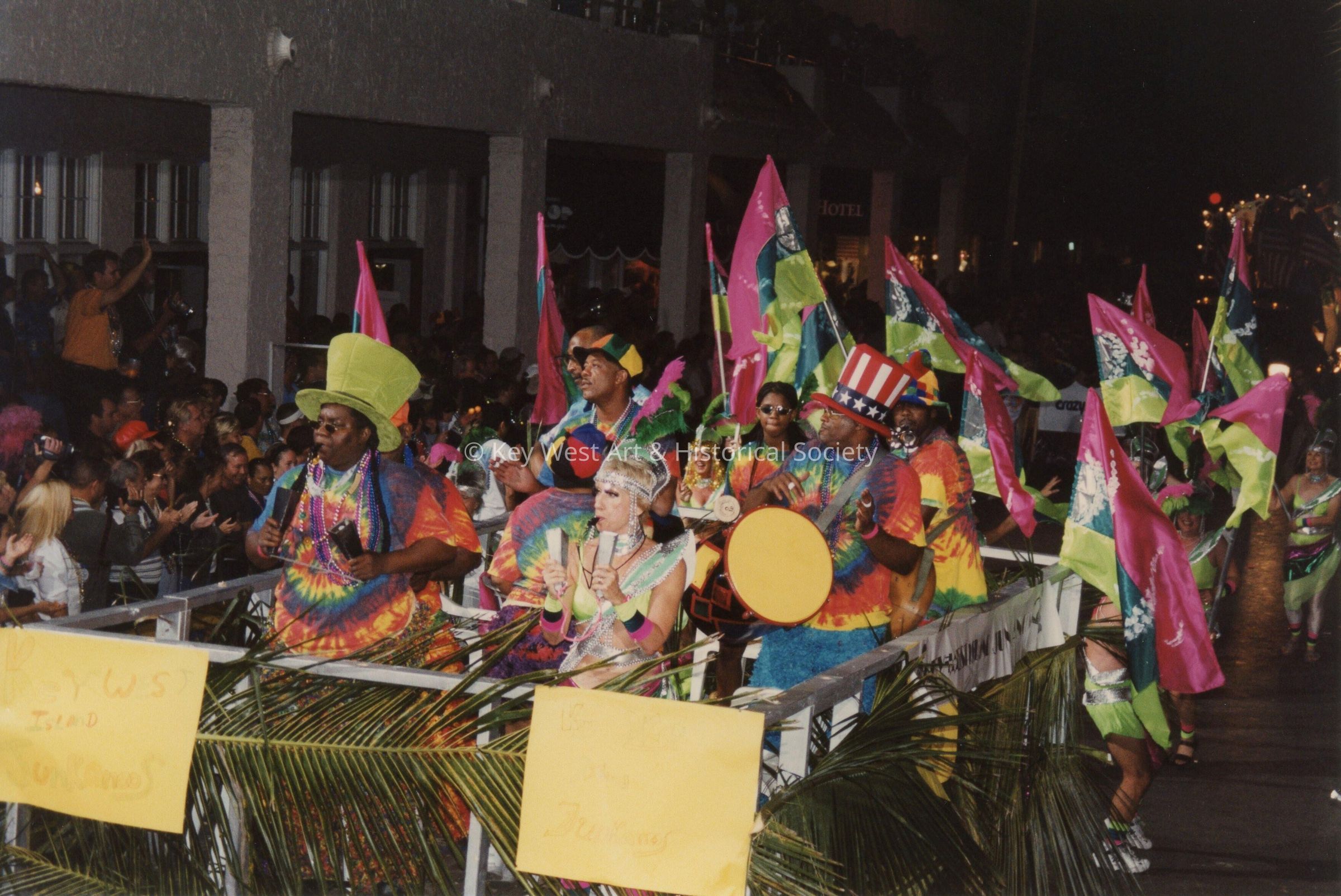 A float in the parade.