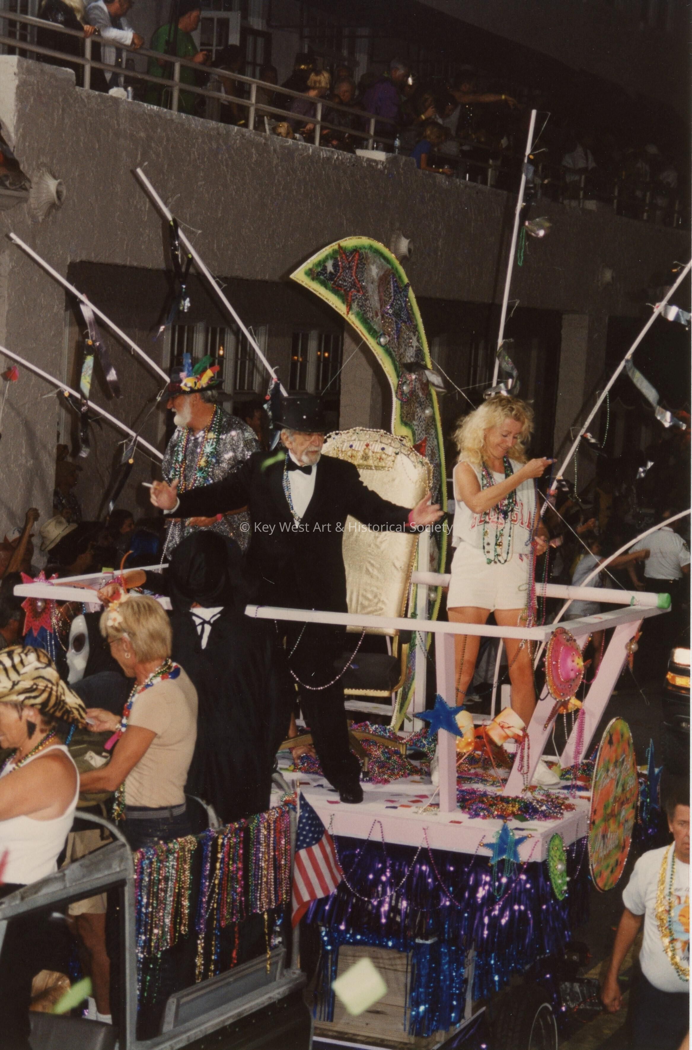A float in the parade.