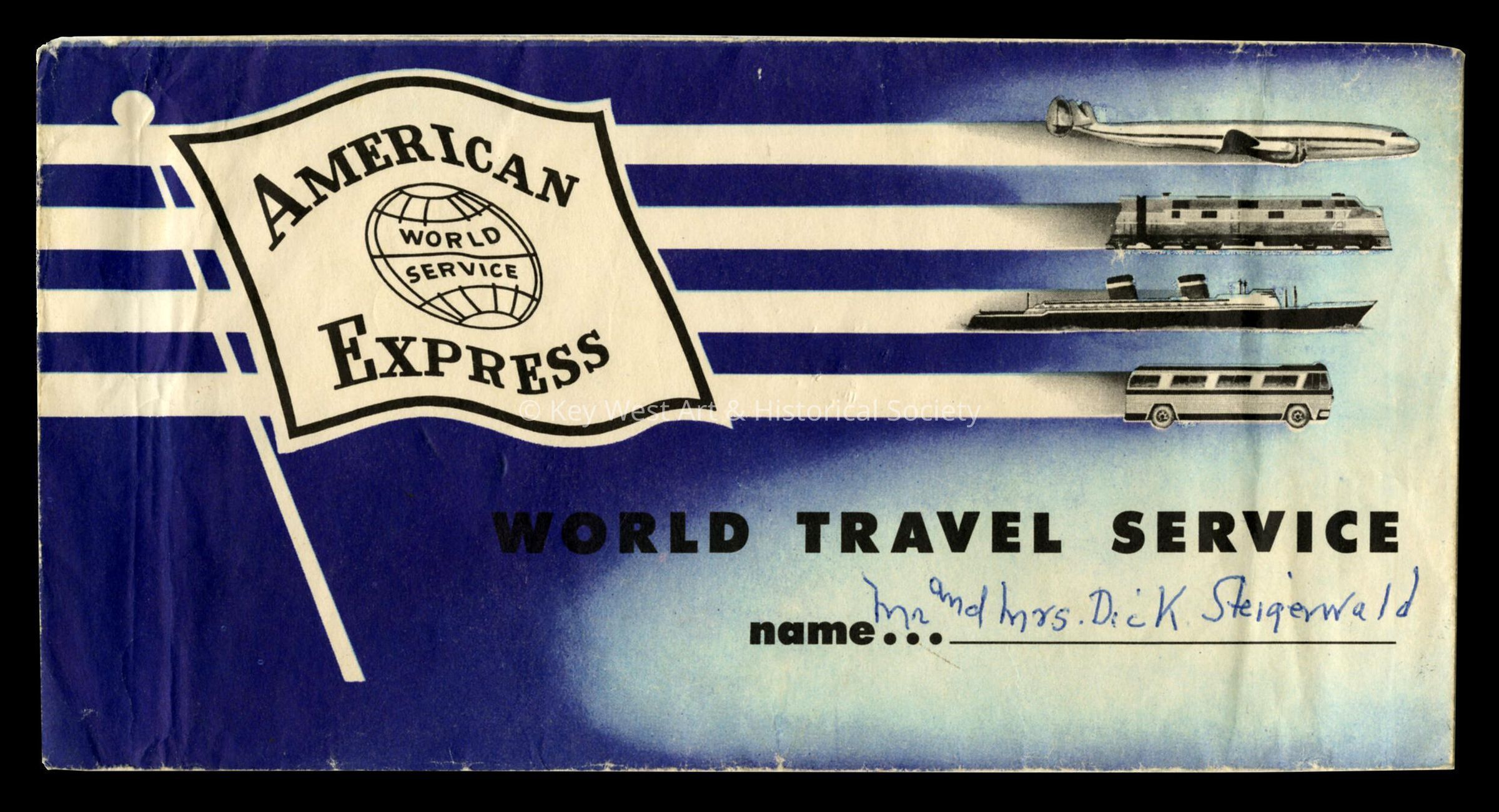 American Express World Travel Service Envelope