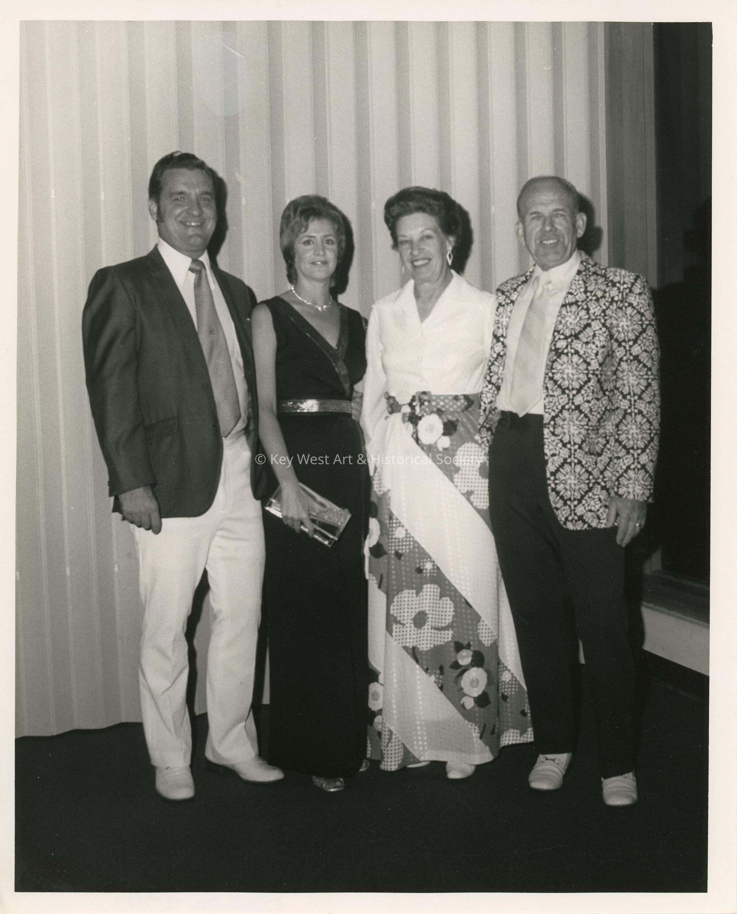 4 Unknown people at a party