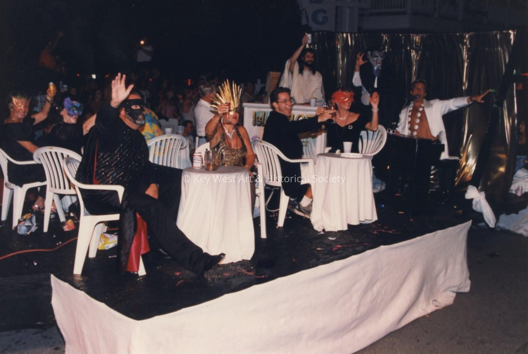 A float in the parade.