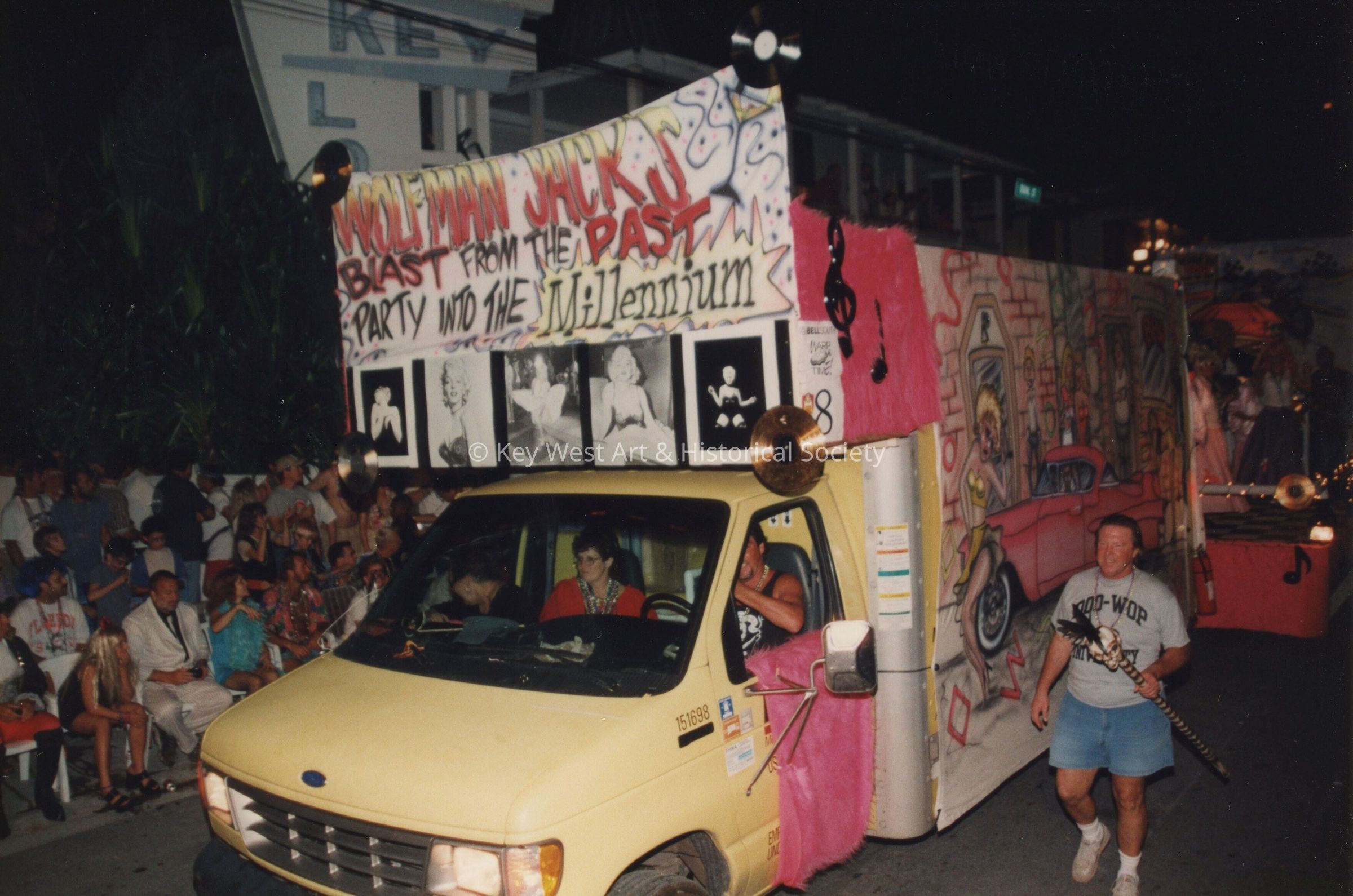 A float in the parade.