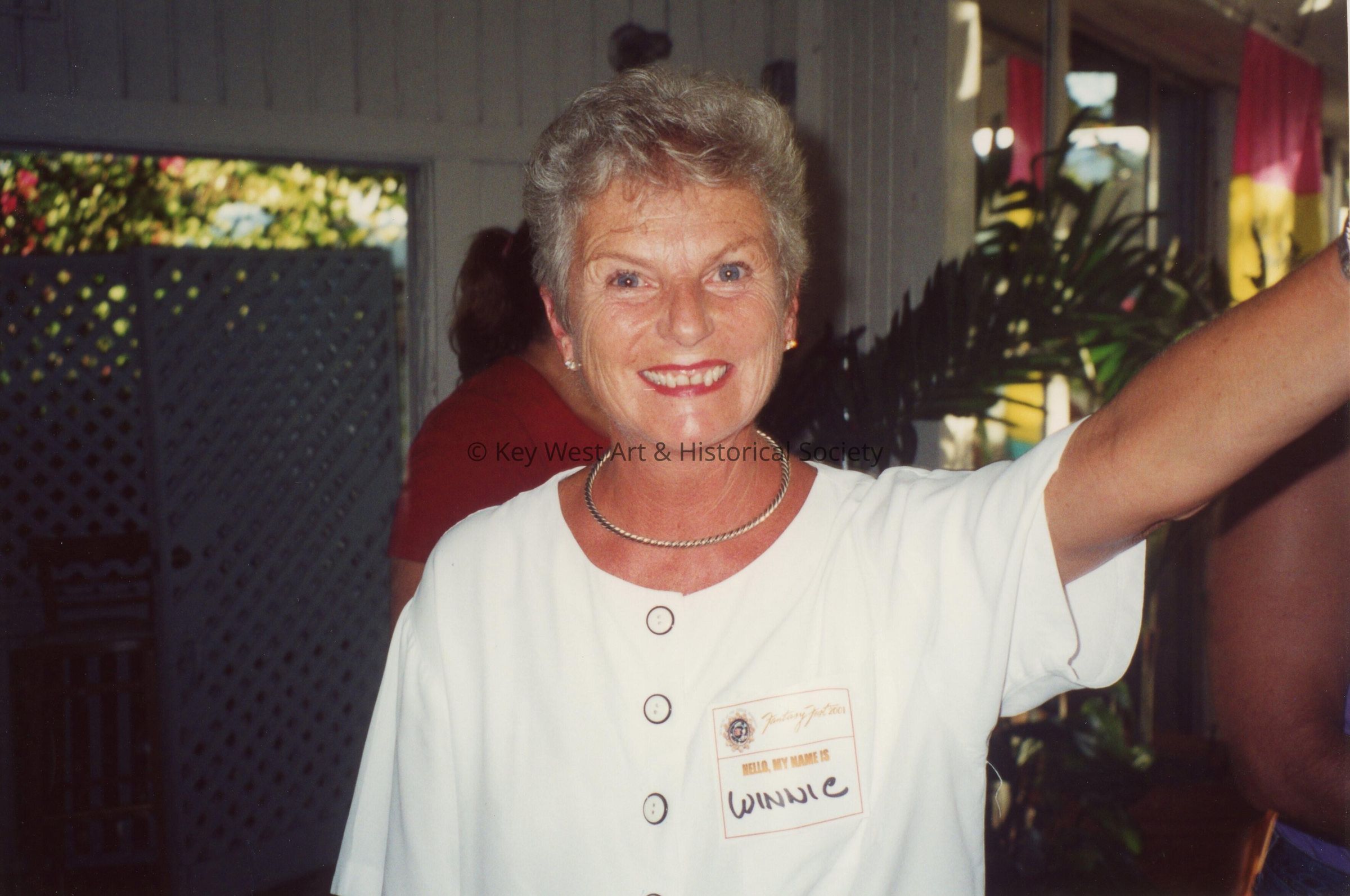 A lady by the name of Winnie at a FF party.