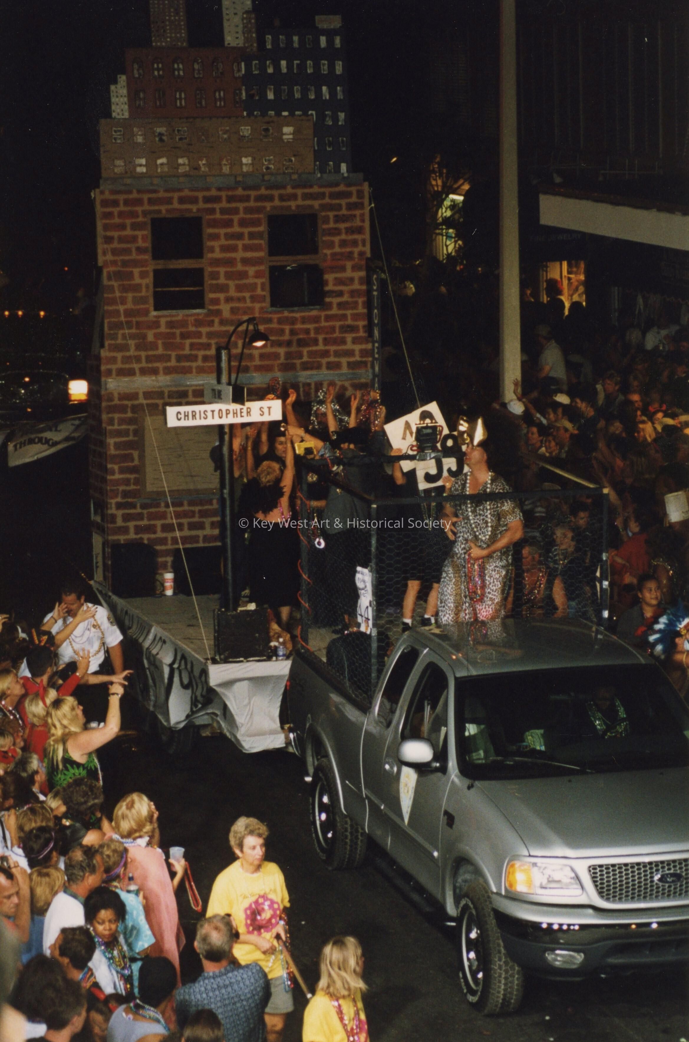 A float in the parade.
