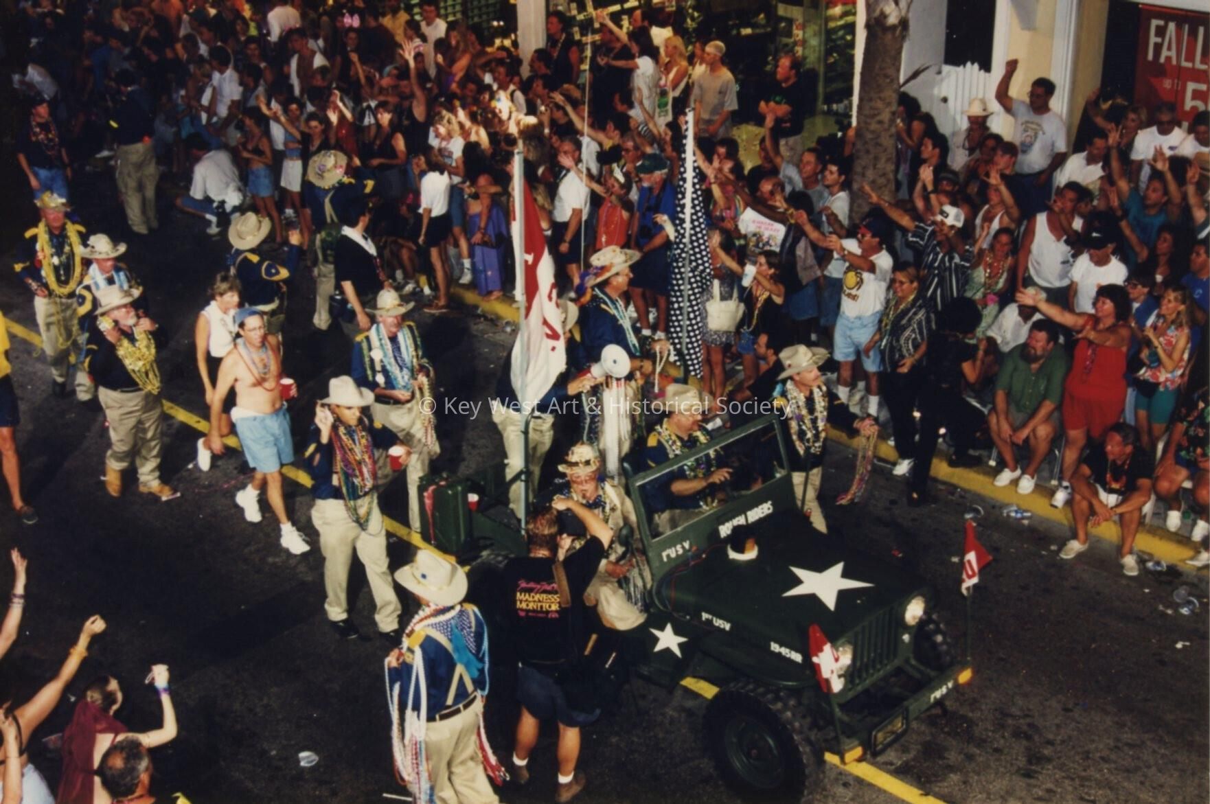 A float in the parade.