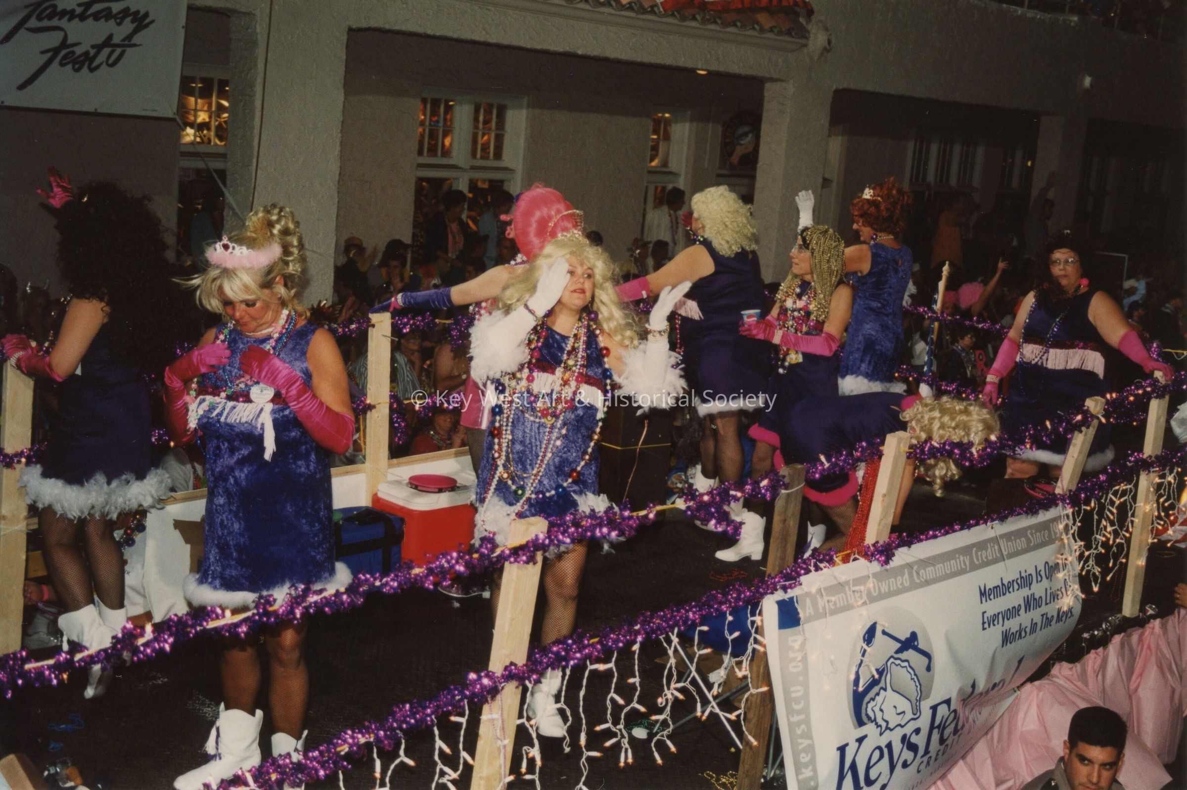 Float in the parade.