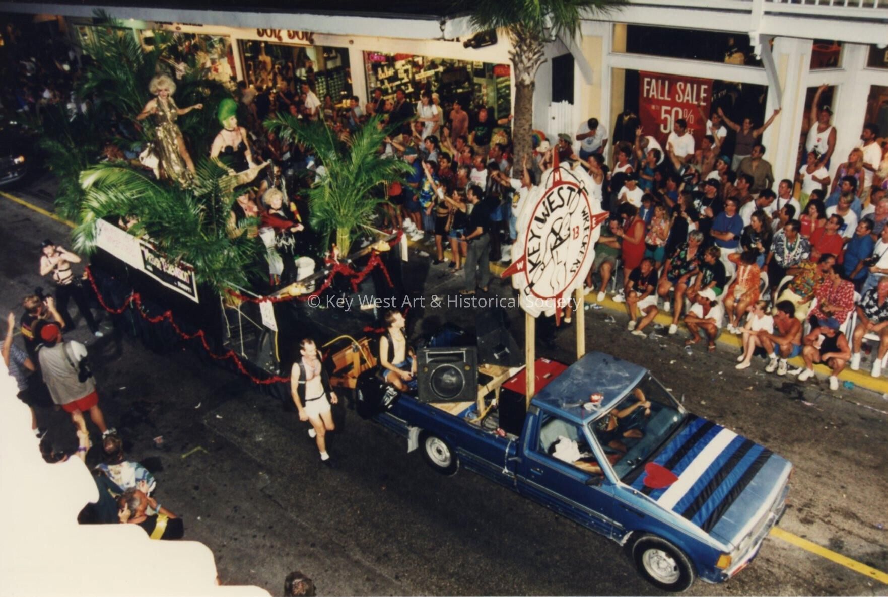 A float in the parade.