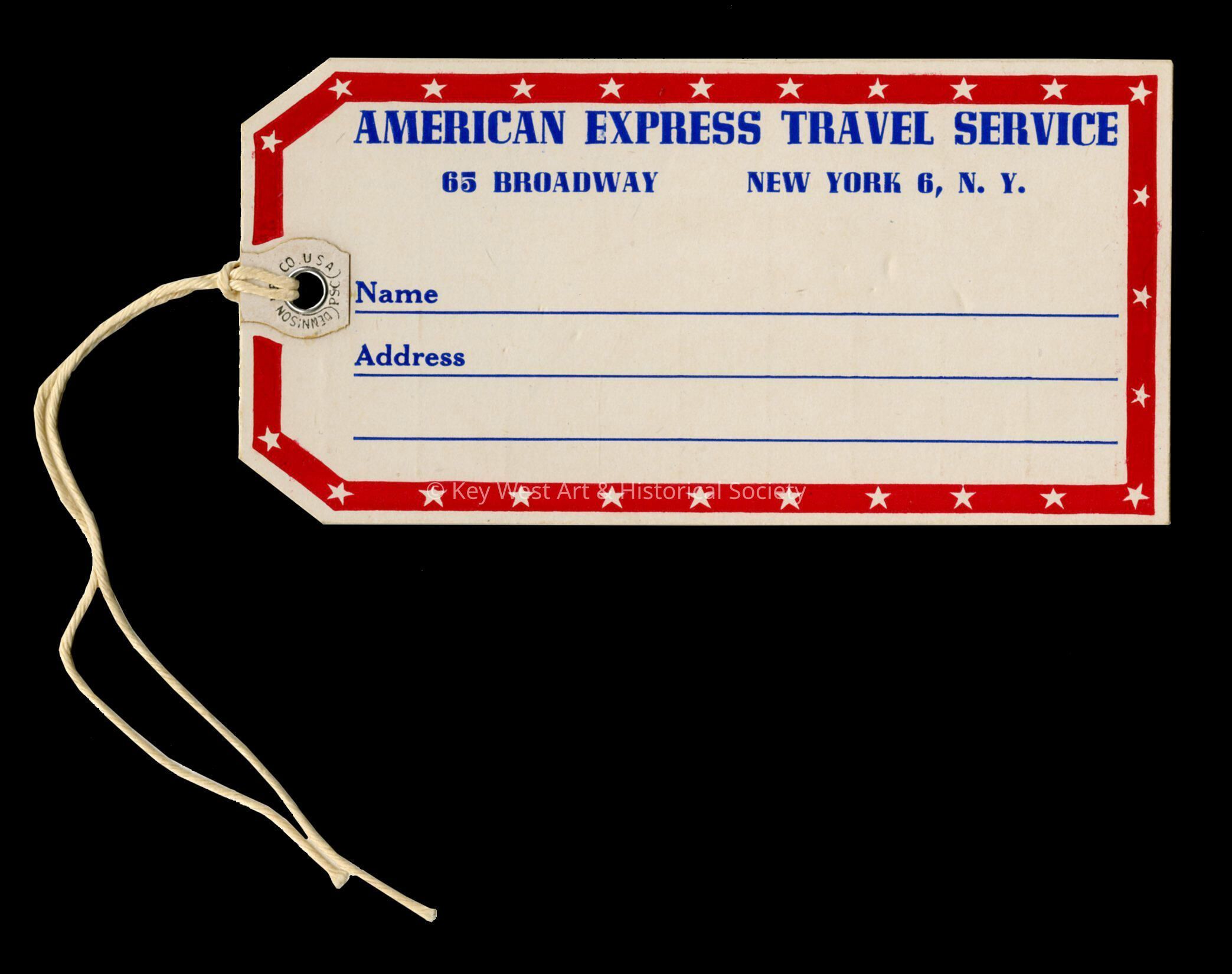American Express Travel Service Luggage Tag picture number 1